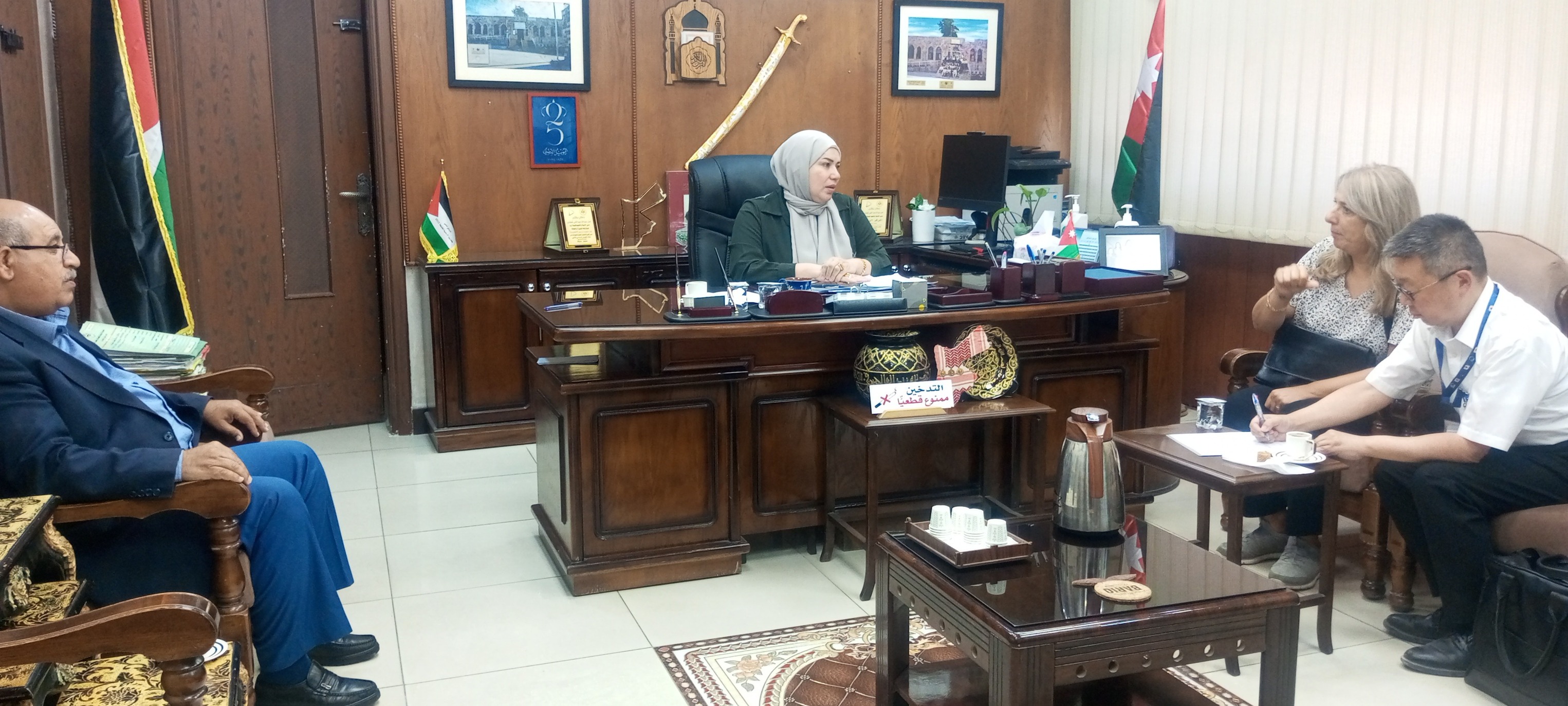 Irbid, JICA Discuss Expanding Environmental Activities in Local Schools