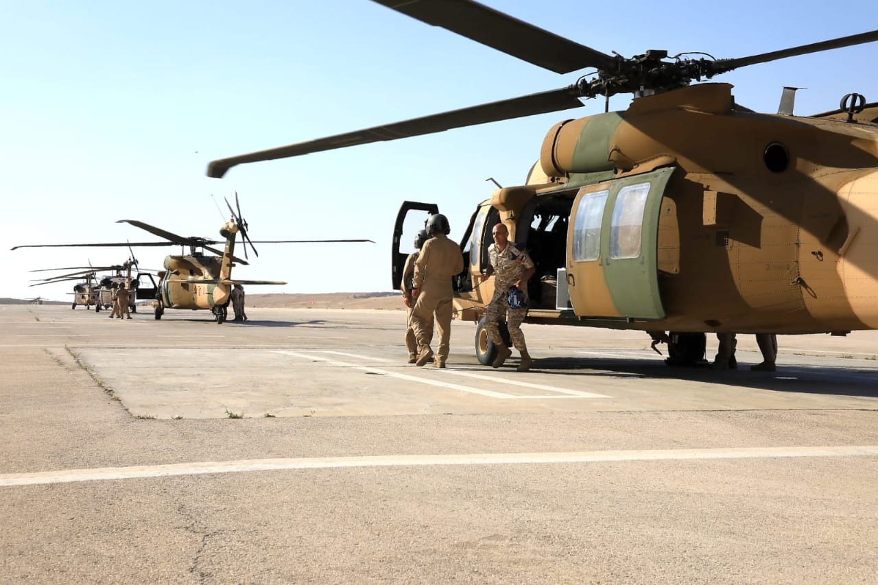 Jordanian aircraft return after mission to fight forest fires in Syria