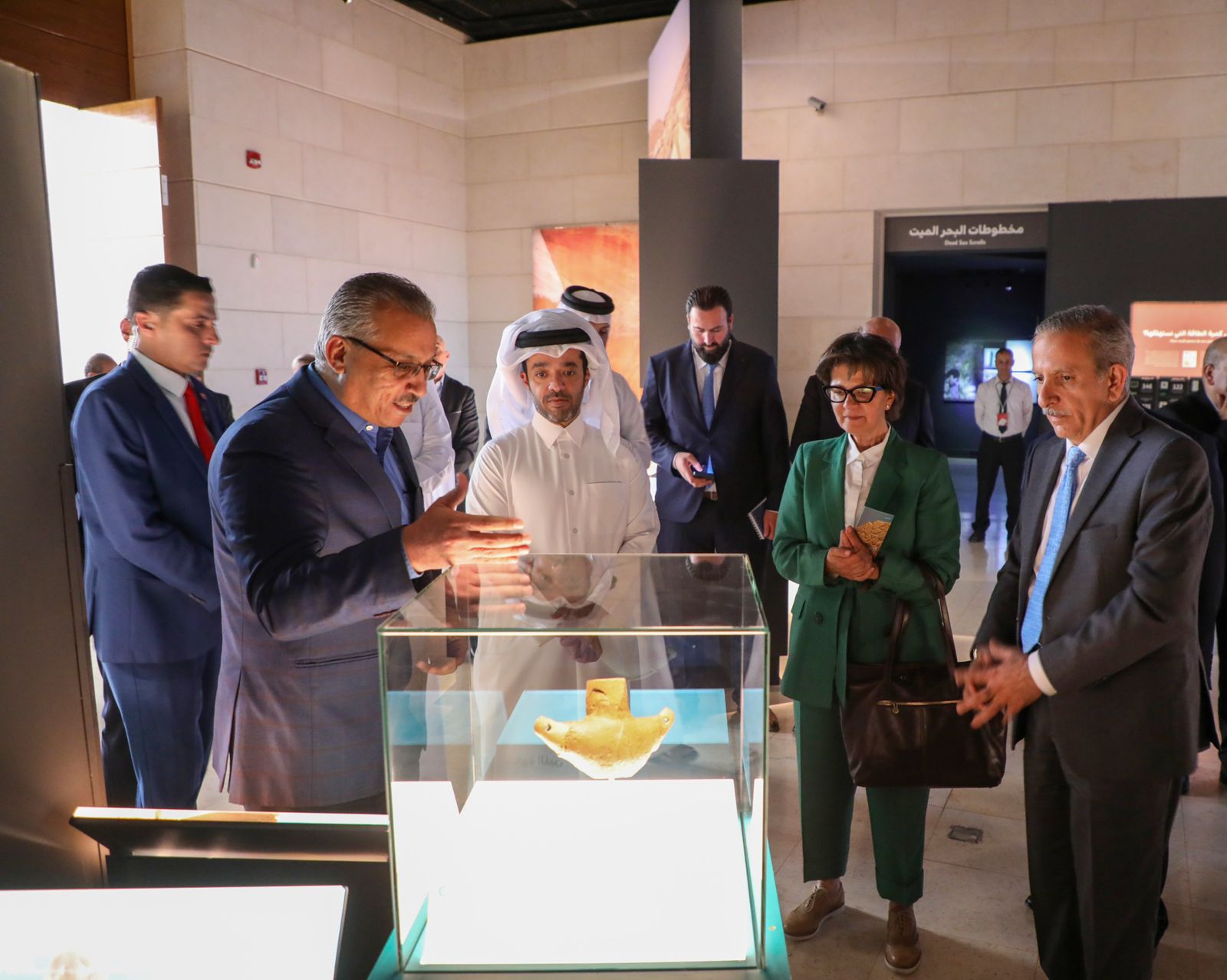 Qatari Tourism Officials Tour Jordan Museum, Praise Its Cultural Display
