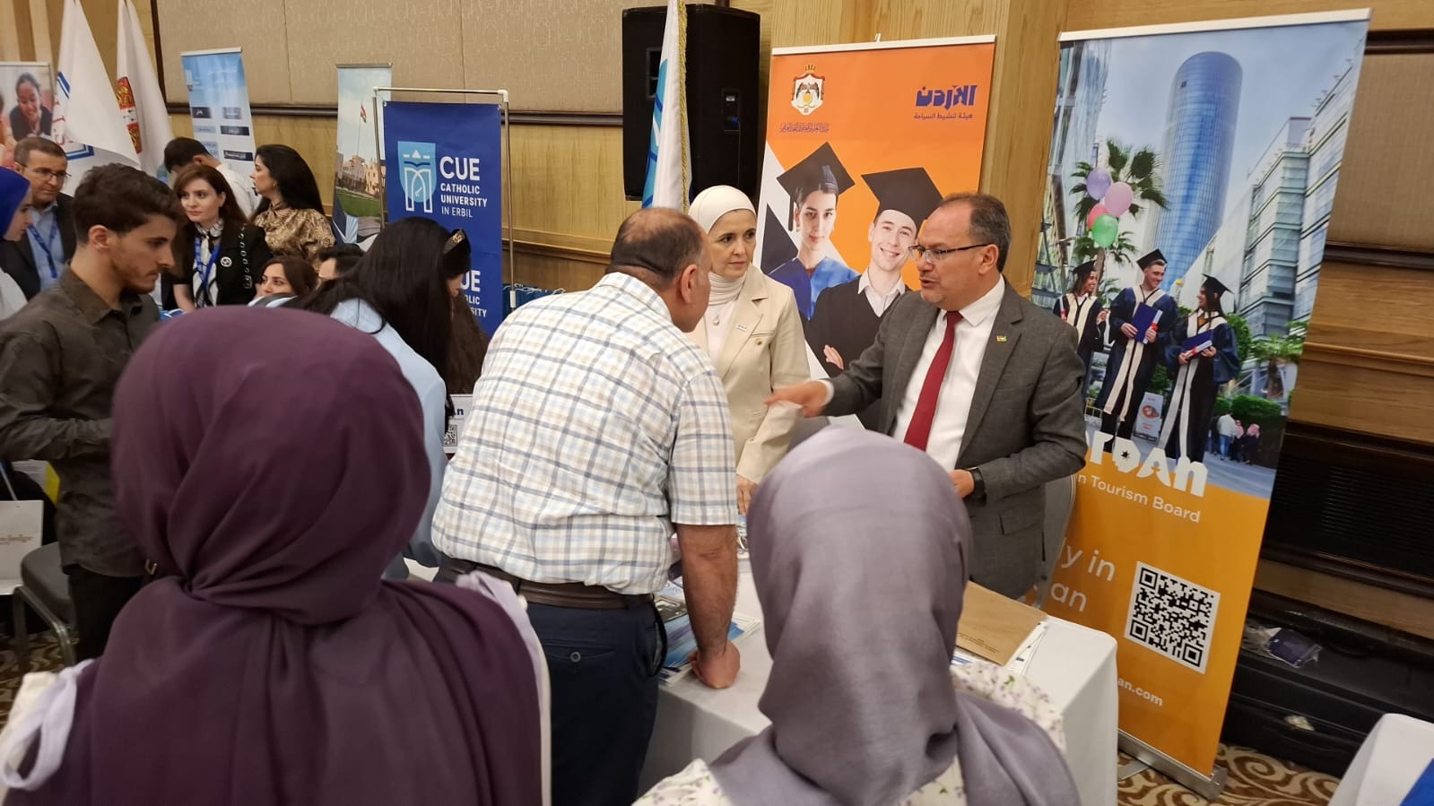 Jordan Showcases Higher Education at International Education Fair in Erbil