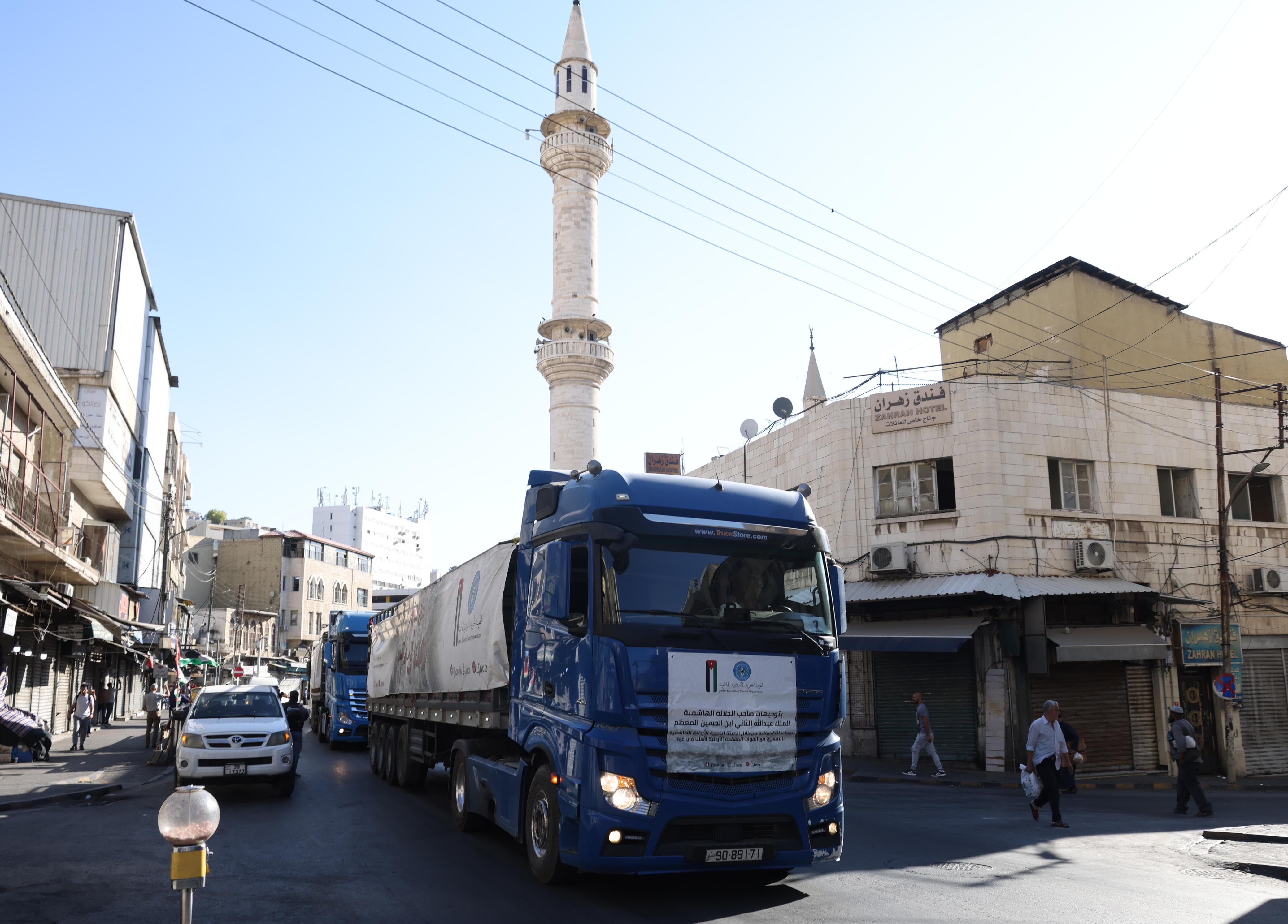 Jordan, Partners Dispatch New Aid Convoy to Gaza Amid Worsening Humanitarian Crisis
