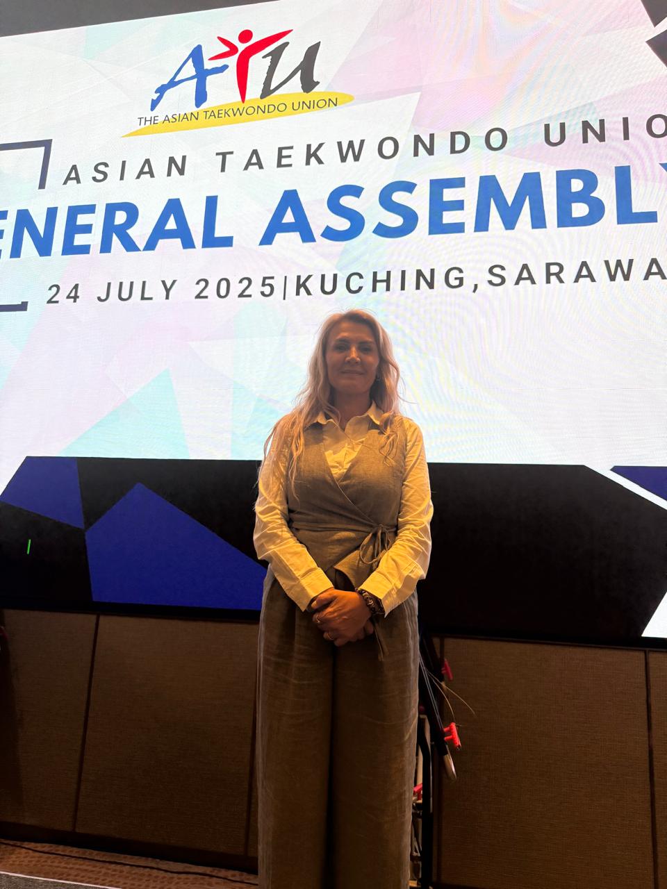 Nancy Al-Hindi Elected Vice President of Asian Taekwondo Union