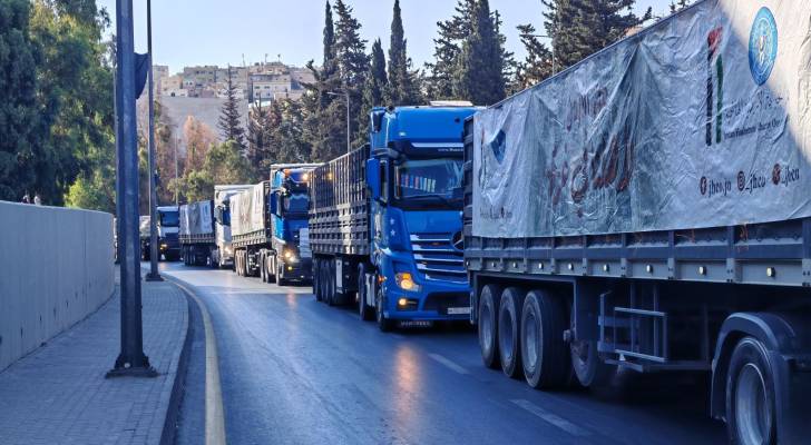 Jordan's aid convoy enters Gaza