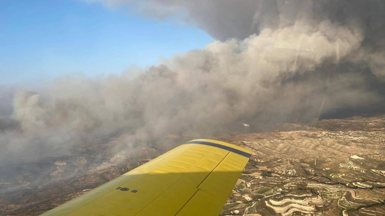 JAF contributes to putting out forest fires in Republic of Cyprus