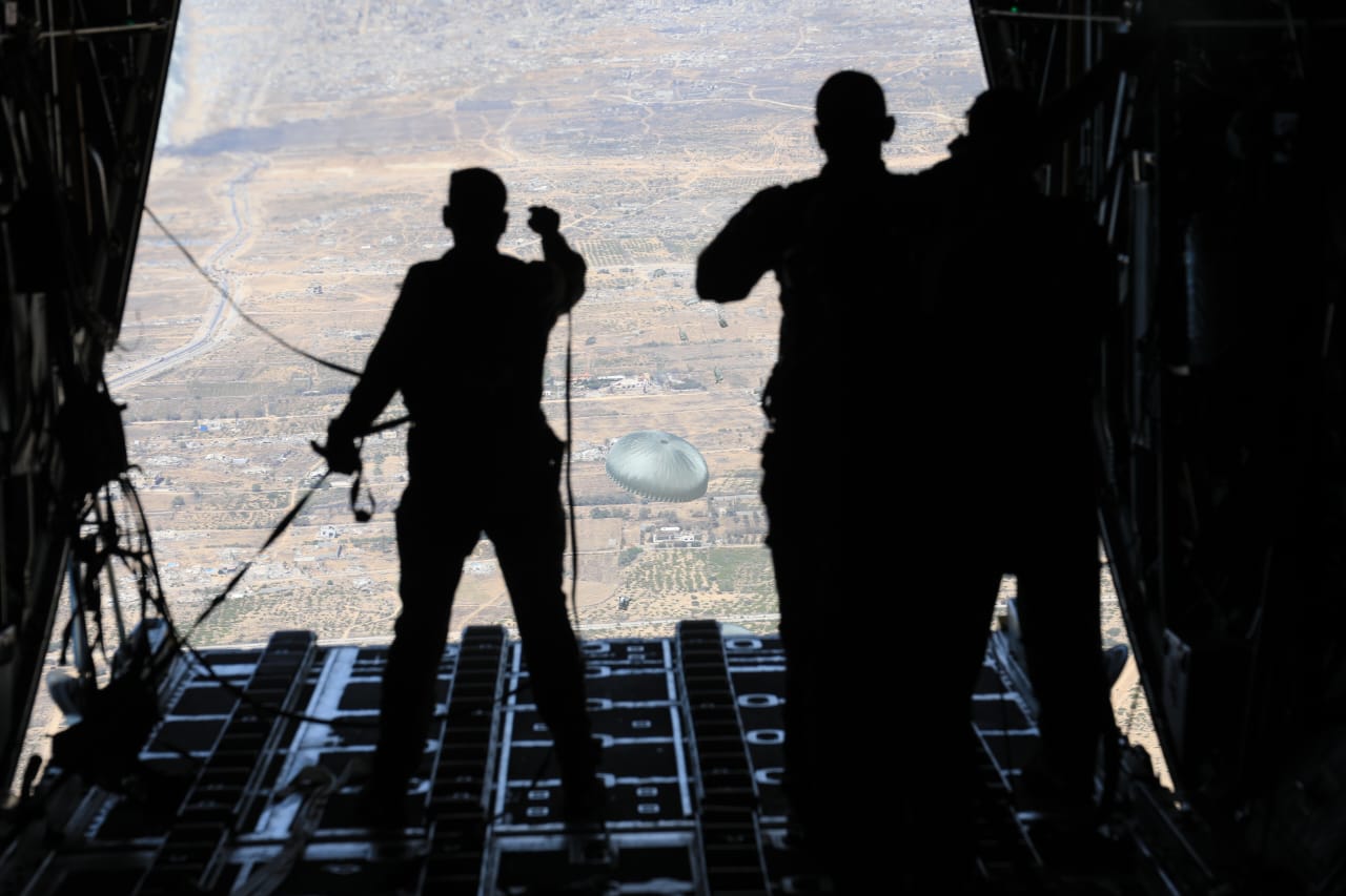 Jordanian, UAE armed forces conduct 2 airdrops in Gaza