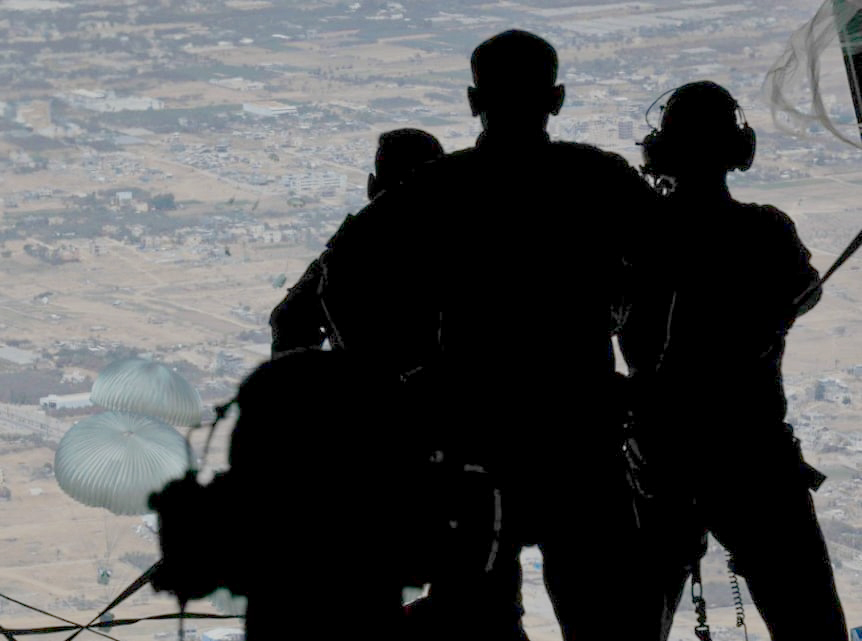 Jordan, UAE armed forces continue airdrops on Gaza Strip