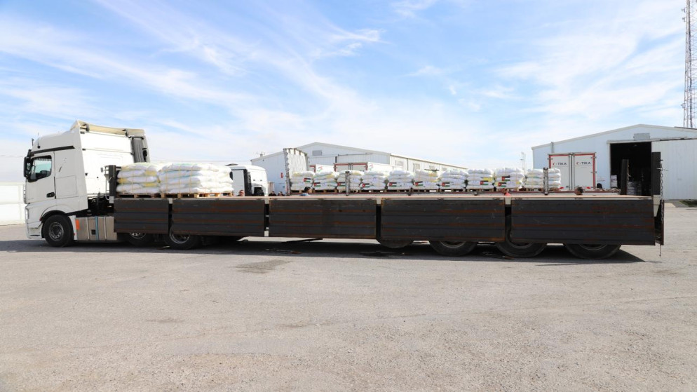 JHCO: 43 new aid trucks cross from Jordan to Gaza