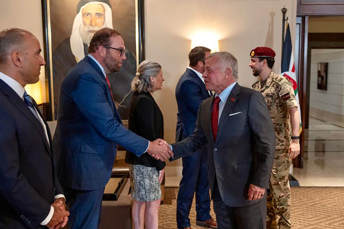 King receives US Congress delegation