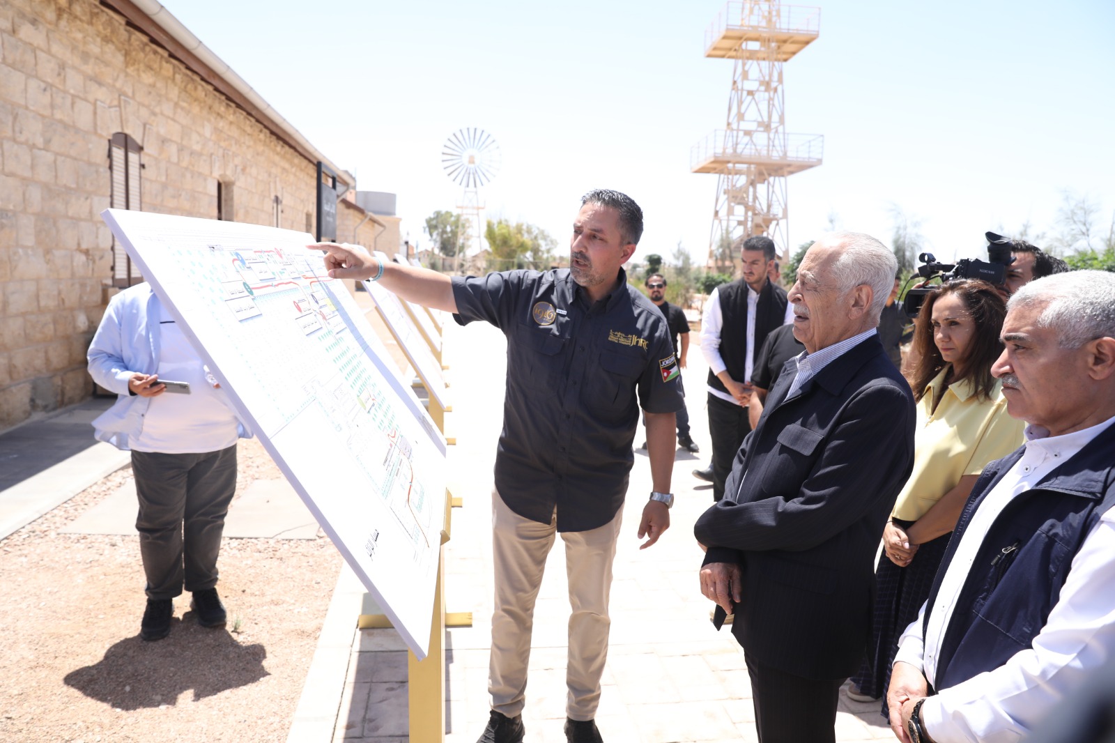 Royal Court Chief checks on Royal Initiative projects in Ma'an