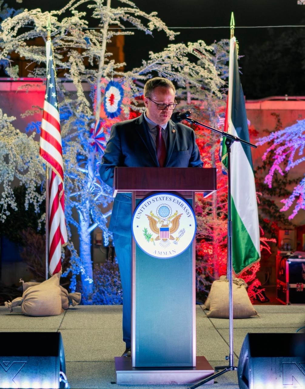 U.S. Embassy in Amman Celebrates 249th Anniversary of American Independence