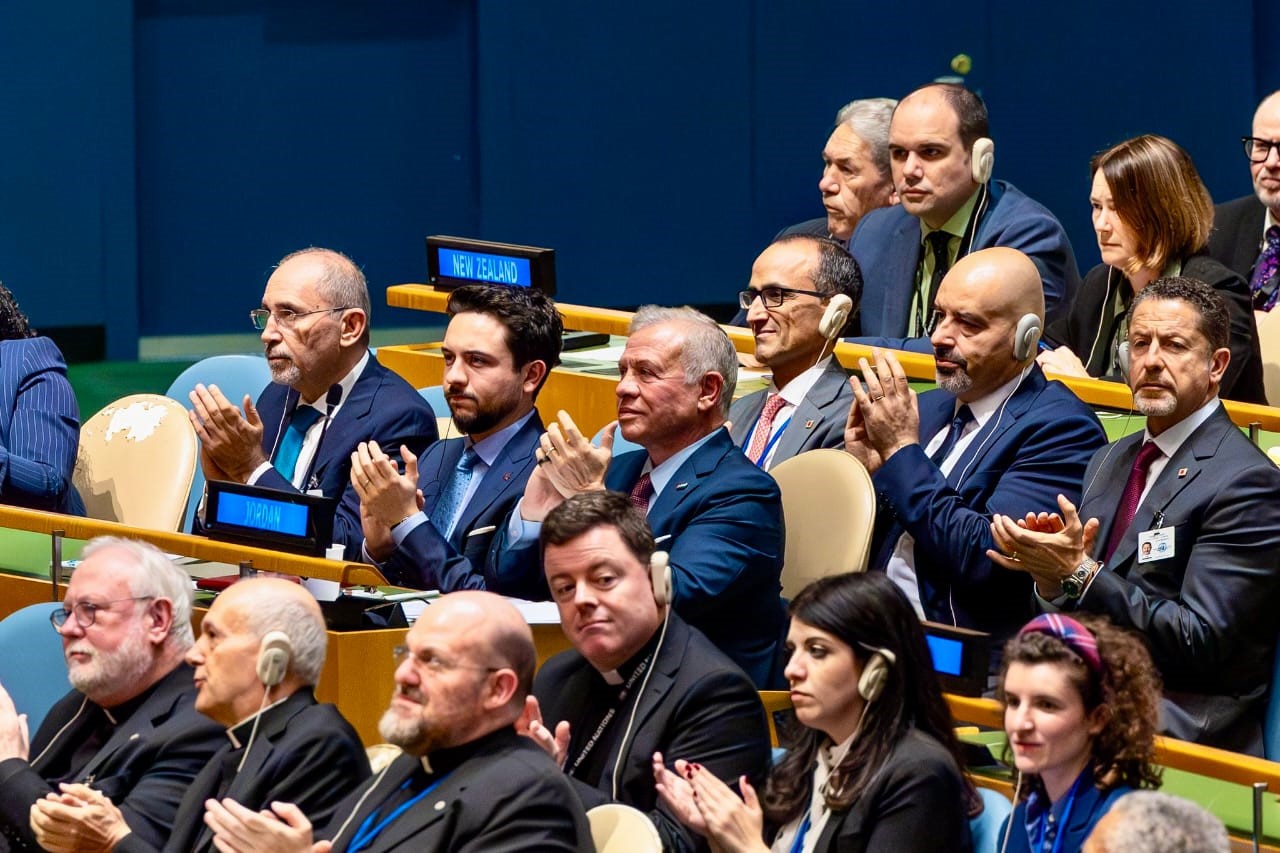 With King's participation, international conference on Palestinian Question settlement opens in New York