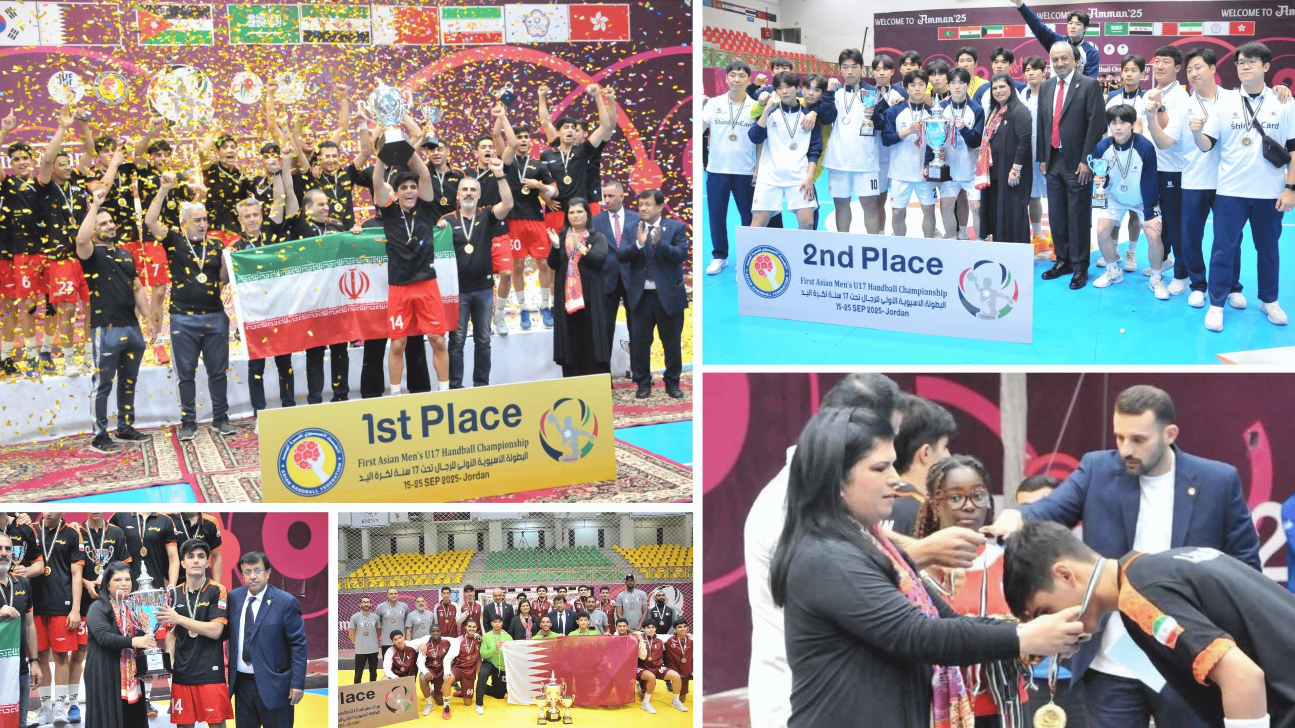 Princess Sumaya Crowns Iran Champions of the Asian U-17 Handball Championship