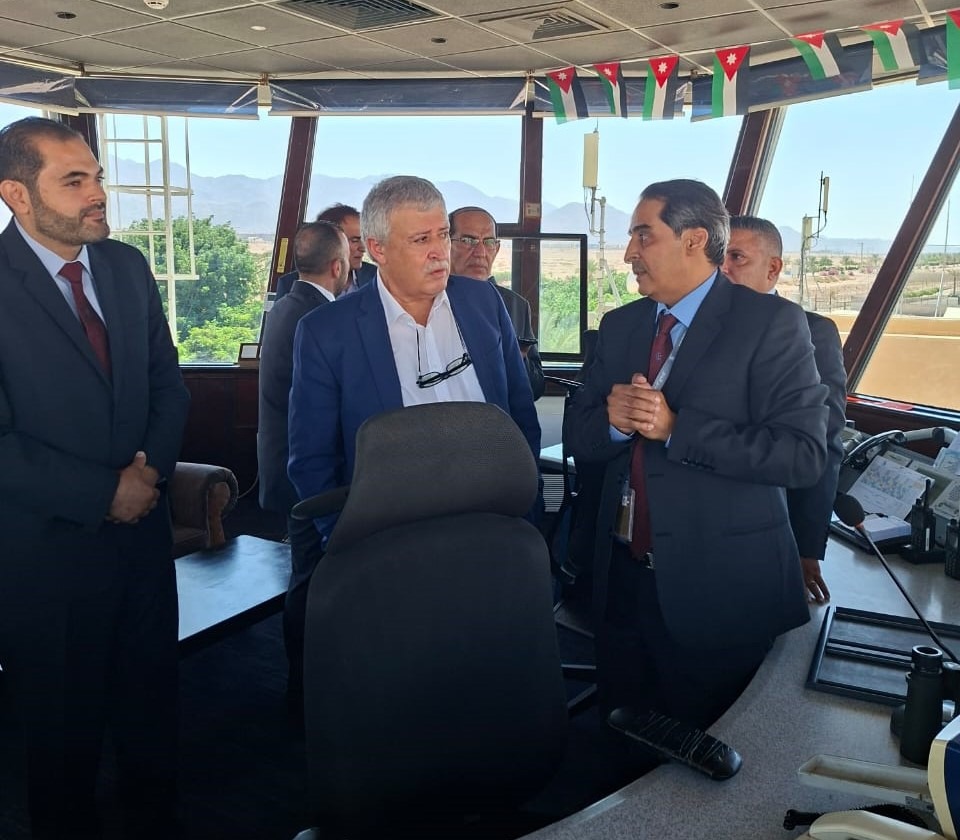 Transport Minister Inspects Aqaba's King Hussein International Airport