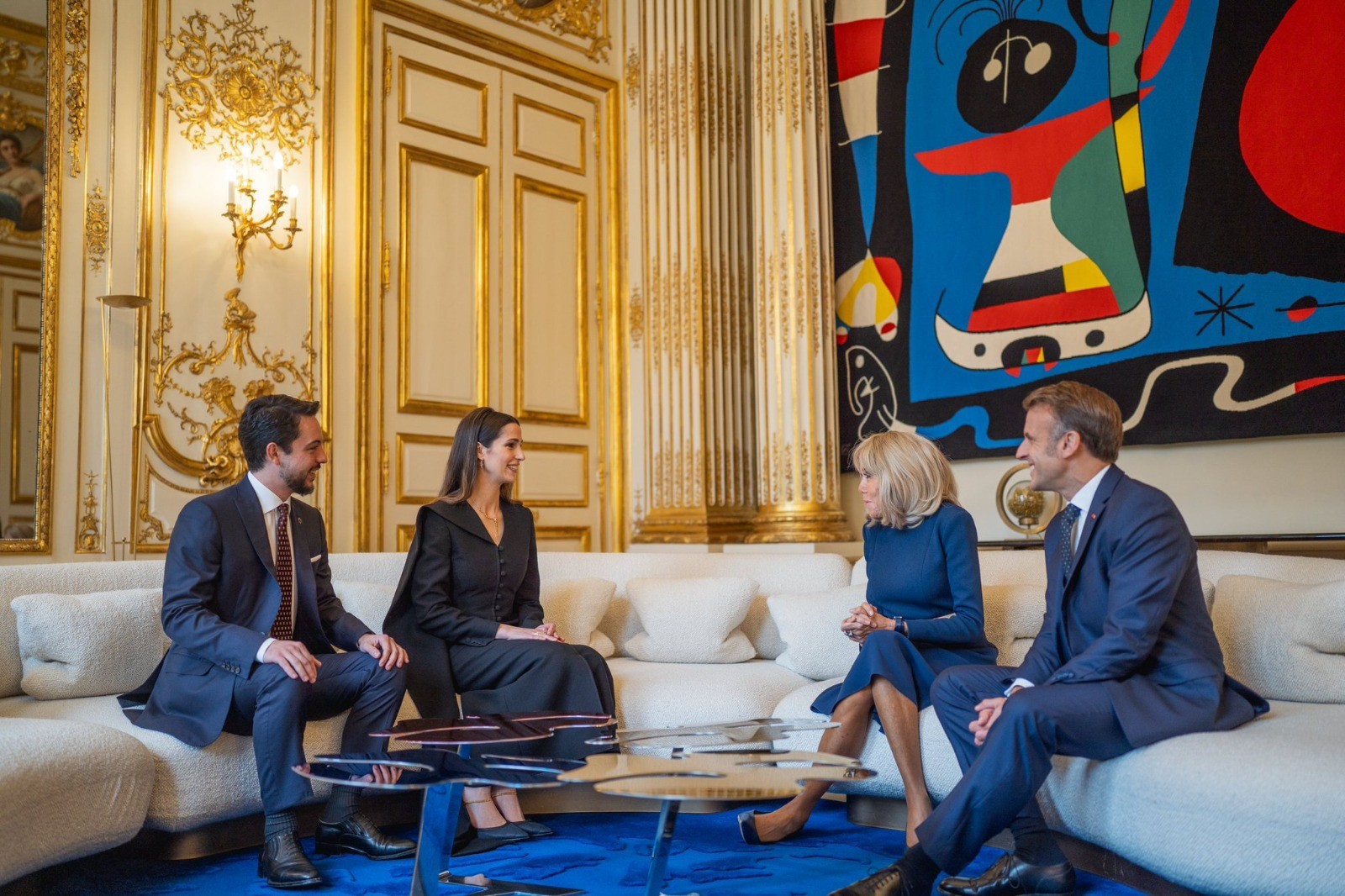 Crown Prince meets with France president