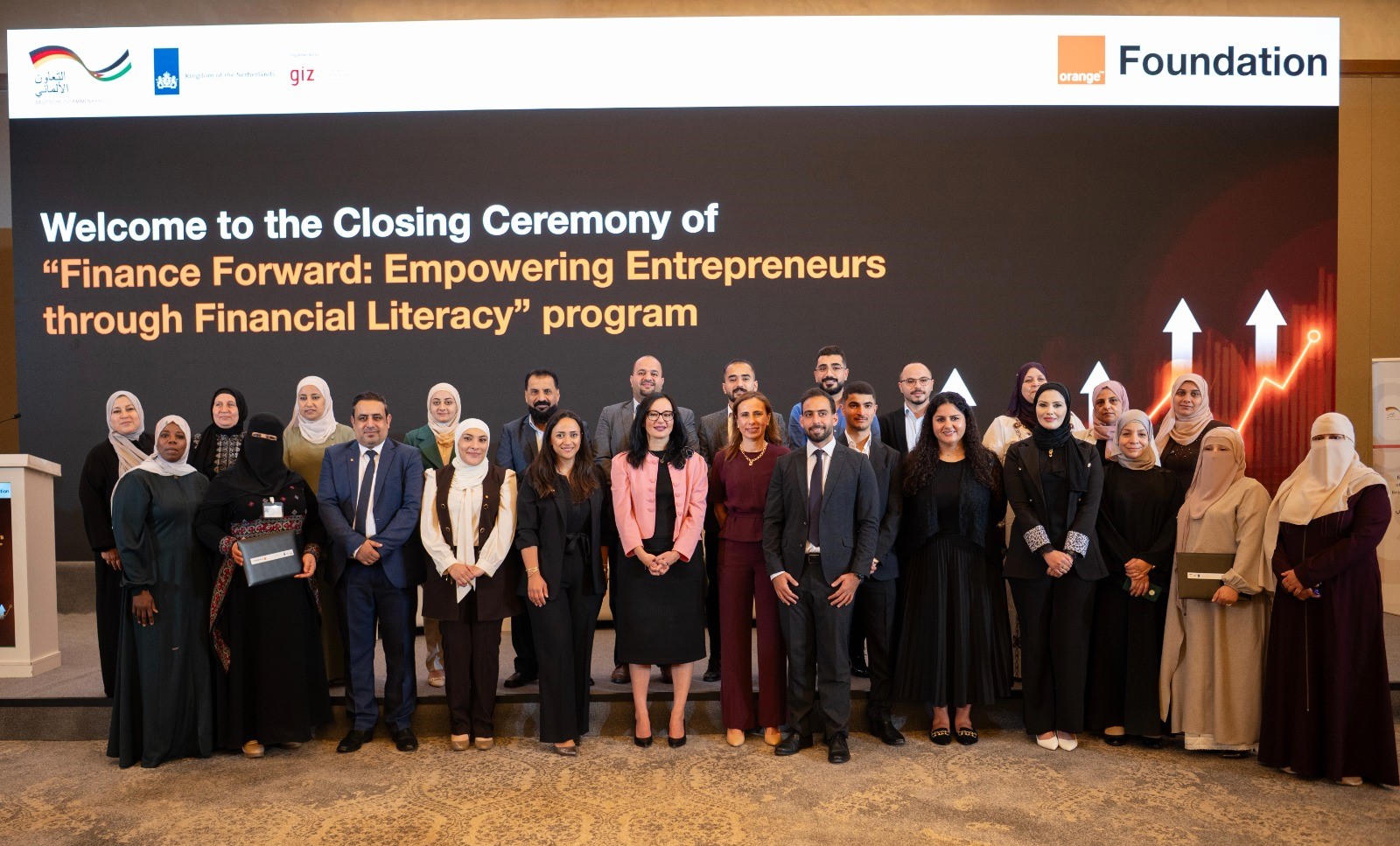 Orange Jordan, GIZ Empower 100 Entrepreneurs through &amp;quotFinance Forward" program