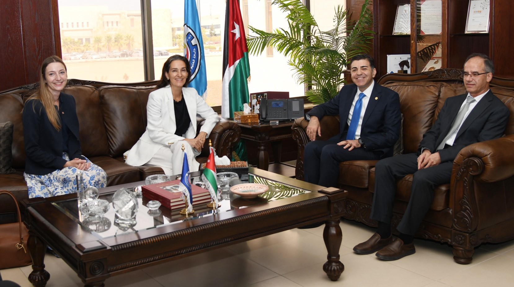 JUST, Swiss envoy talk academic cooperation