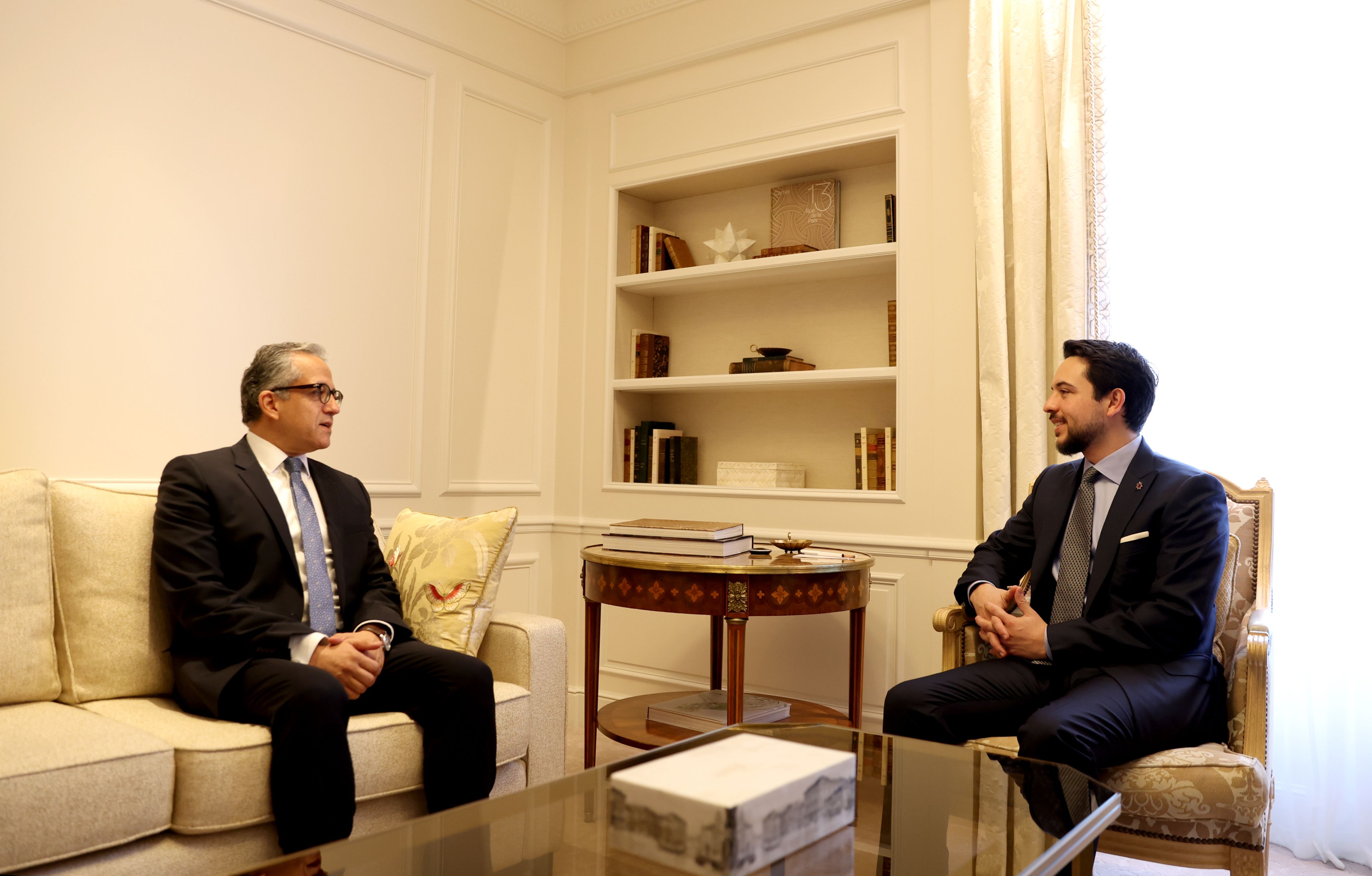 Crown Prince meets with newly elected UNESCO director general