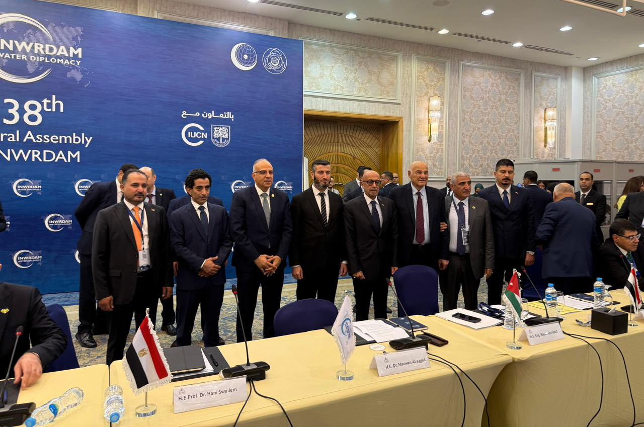 Jordan Takes Part in INWRDAM 38th General Assembly Meeting in Cairo