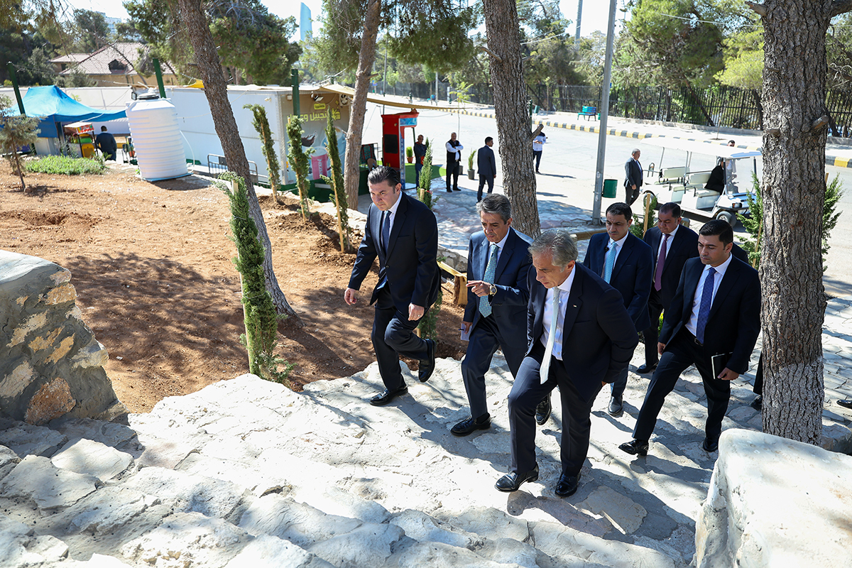 PM Inspects Upgraded Sports Facilities at Al Hussein Youth City