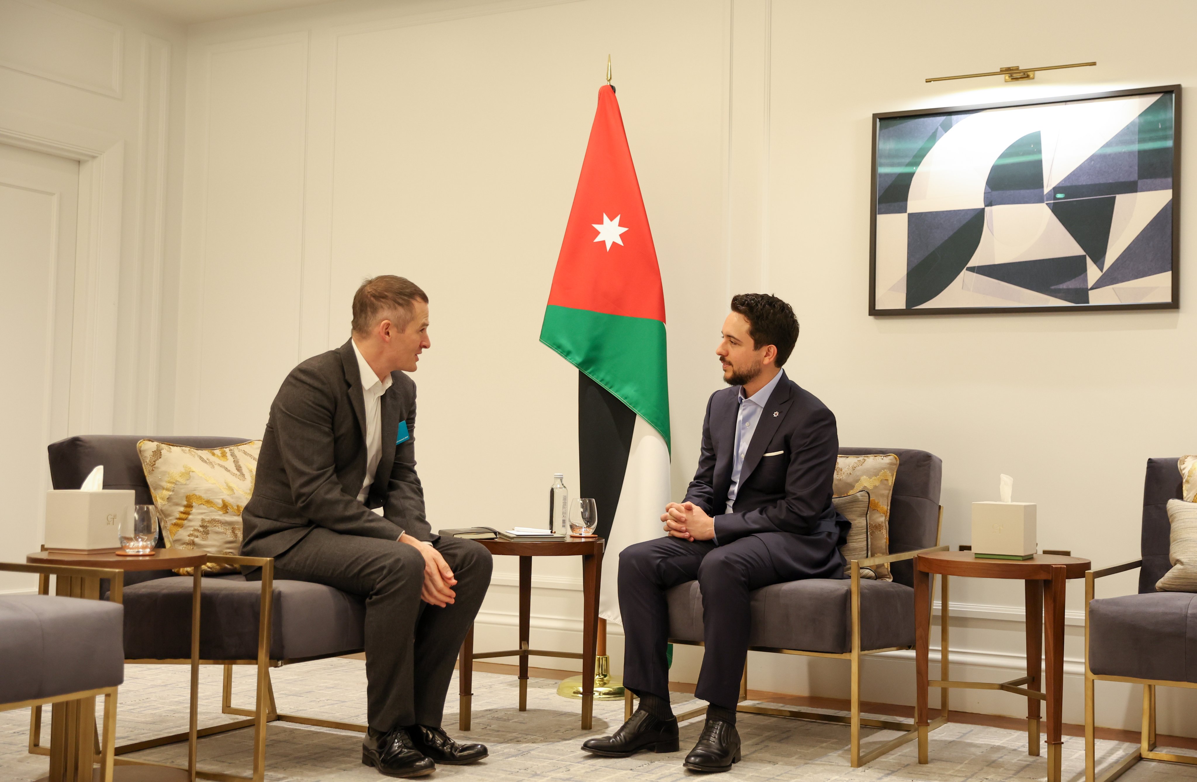 Crown Prince discusses cooperation opportunities with leaders of British technology companies