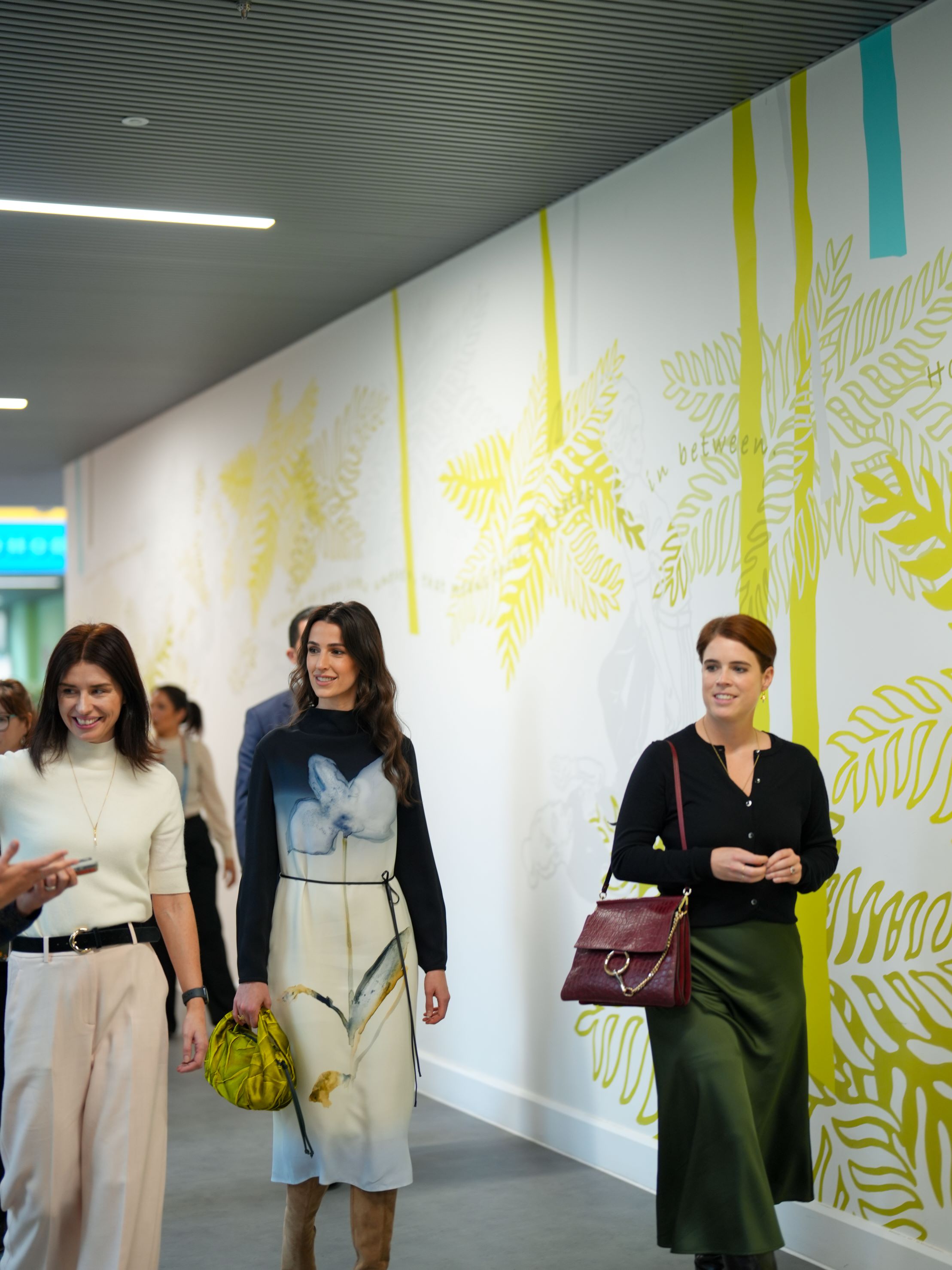 Princess Rajwa and Princess Eugenie Visit Springfield University Hospital at Southwest London and St George's Mental Health NHS Trust