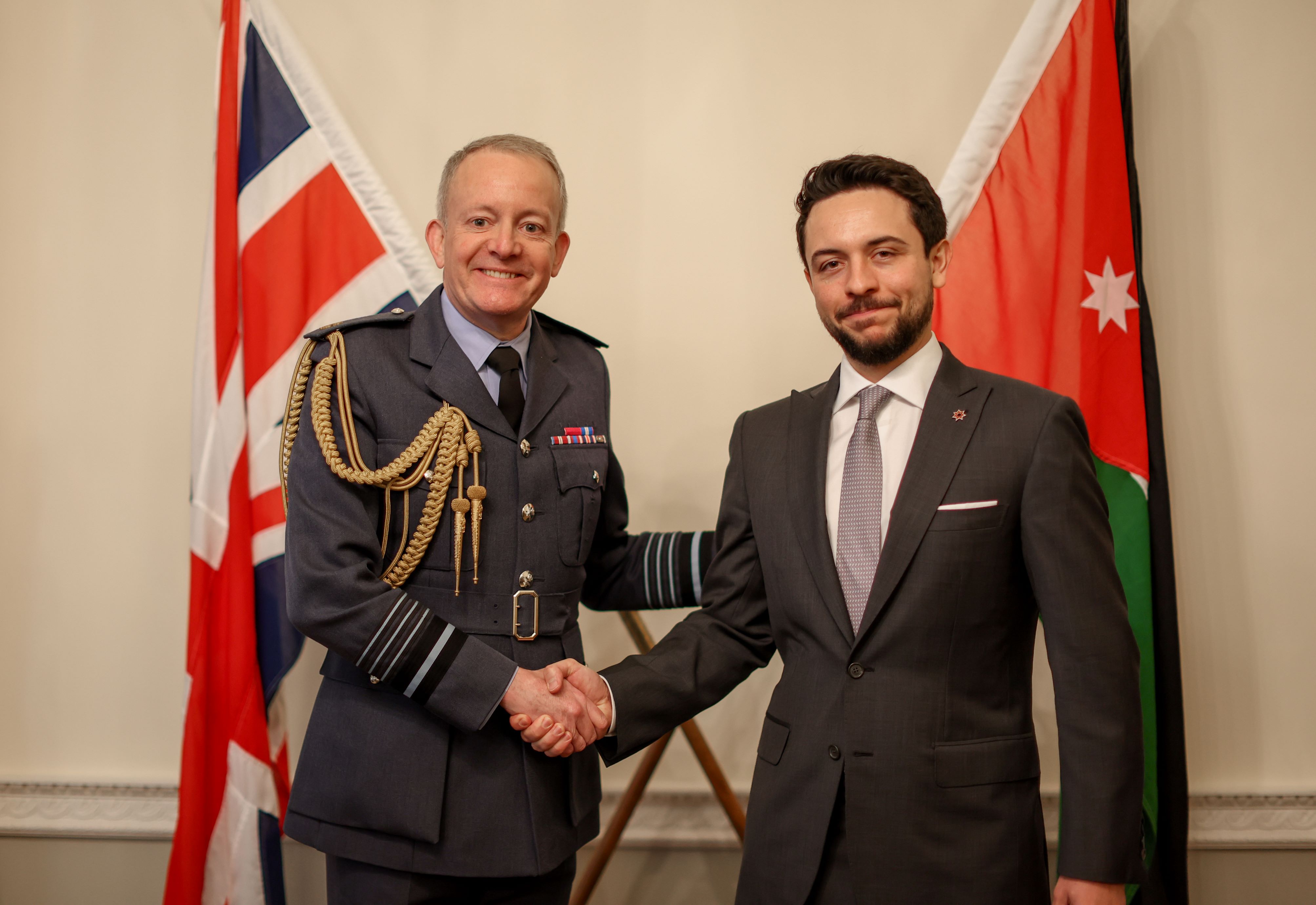 Crown Prince meets with UK chief of defence staff
