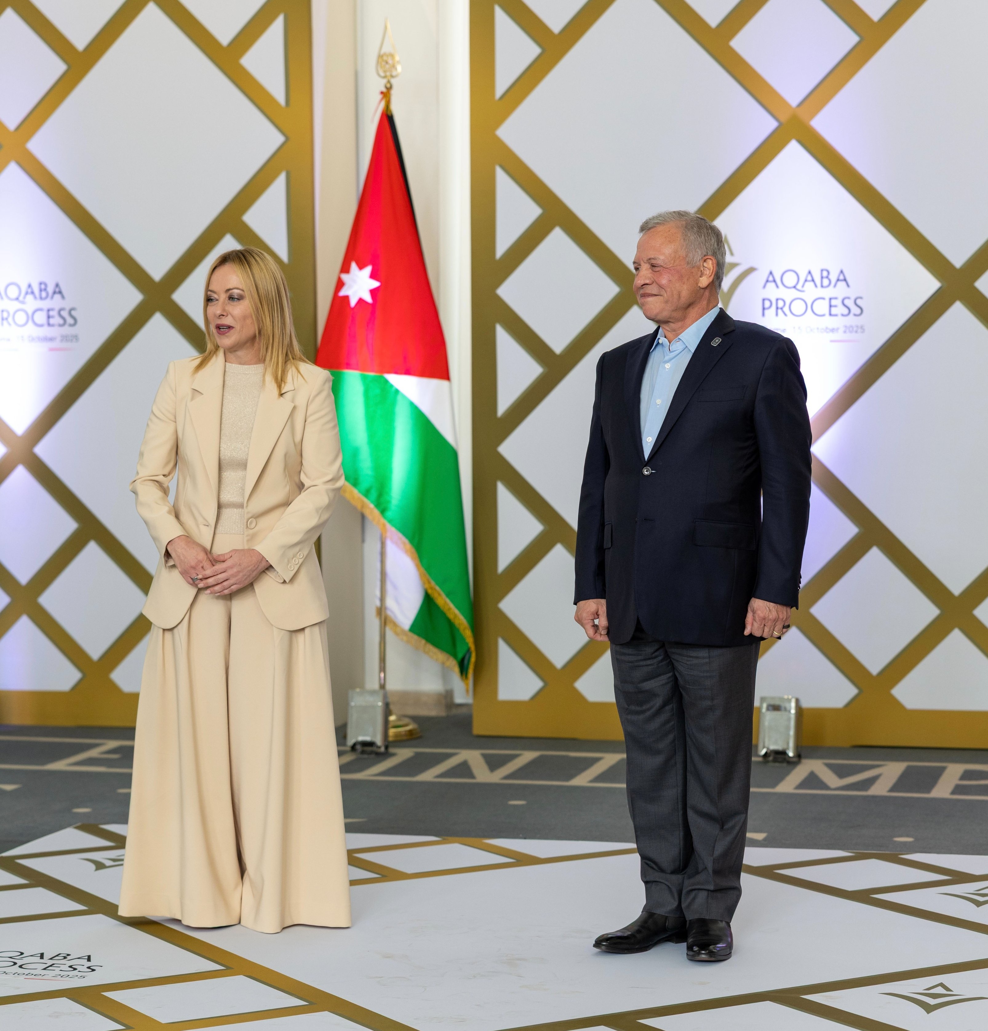 King, Italy PM chair new round of Aqaba Process meetings in Rome