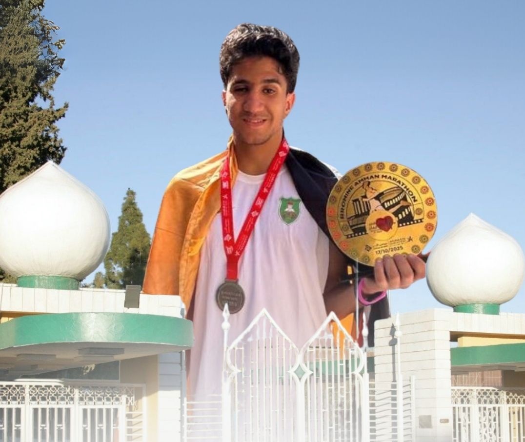 University of Jordan Student Wins First Place in 10,000-Meter Race at Amman International Marathon