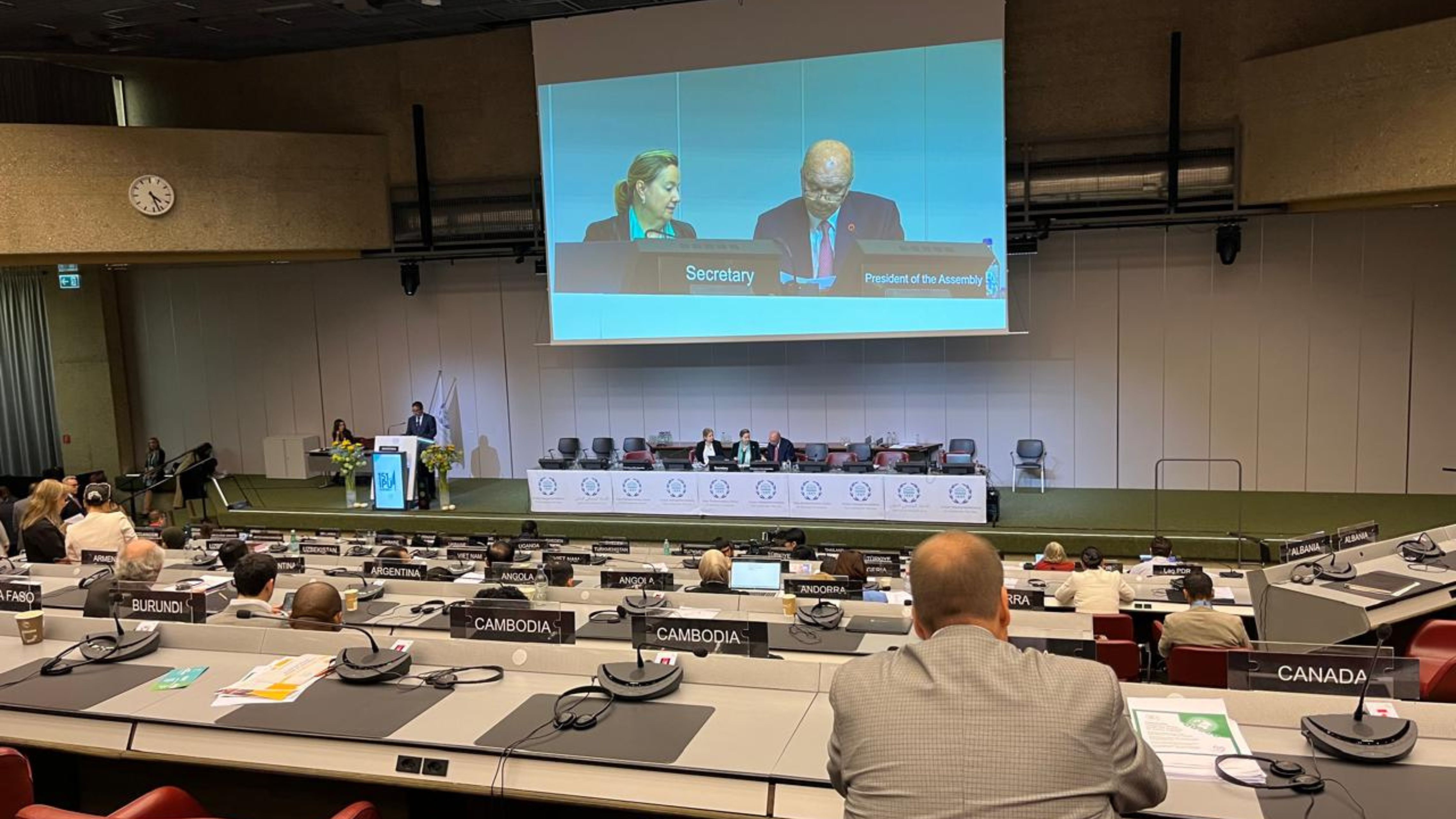 Senate President Chairs Part of General Debate at IPU Conference in Geneva