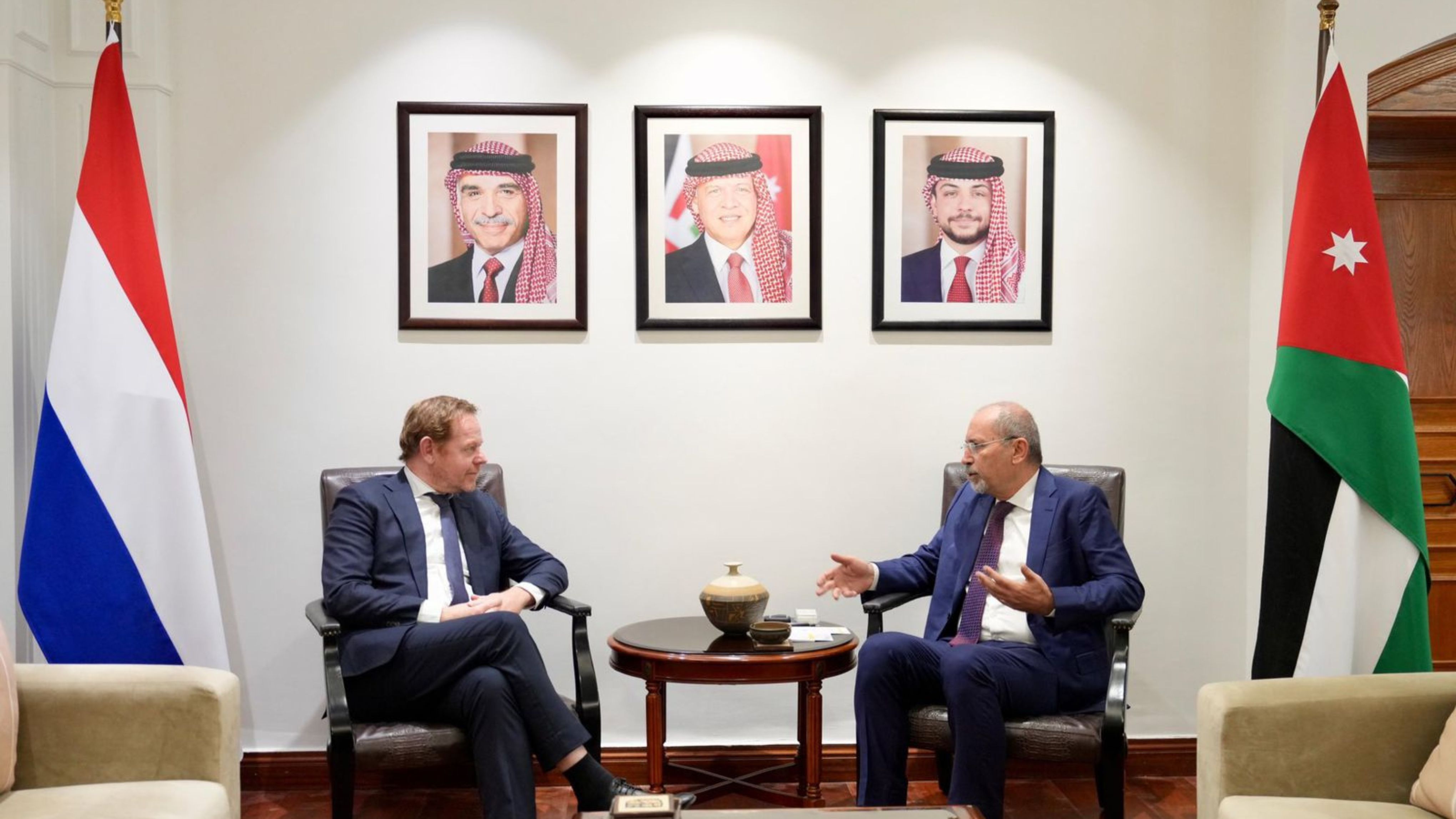 Jordan, Netherlands Agree to Expand Cooperation, Stress Need to Uphold Gaza Ceasefire