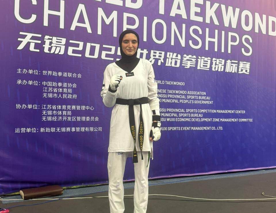 Jordan’s Fadia Khirfan Wins Bronze at World Taekwondo Championships in China