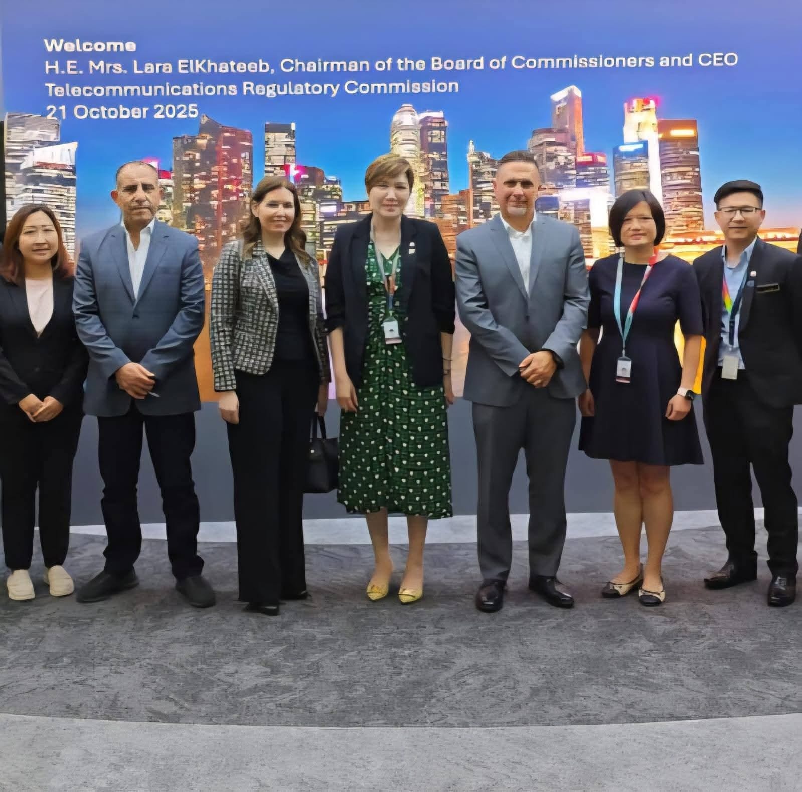 Jordanian TRC delegation attends International Cybersecurity Week in Singapore