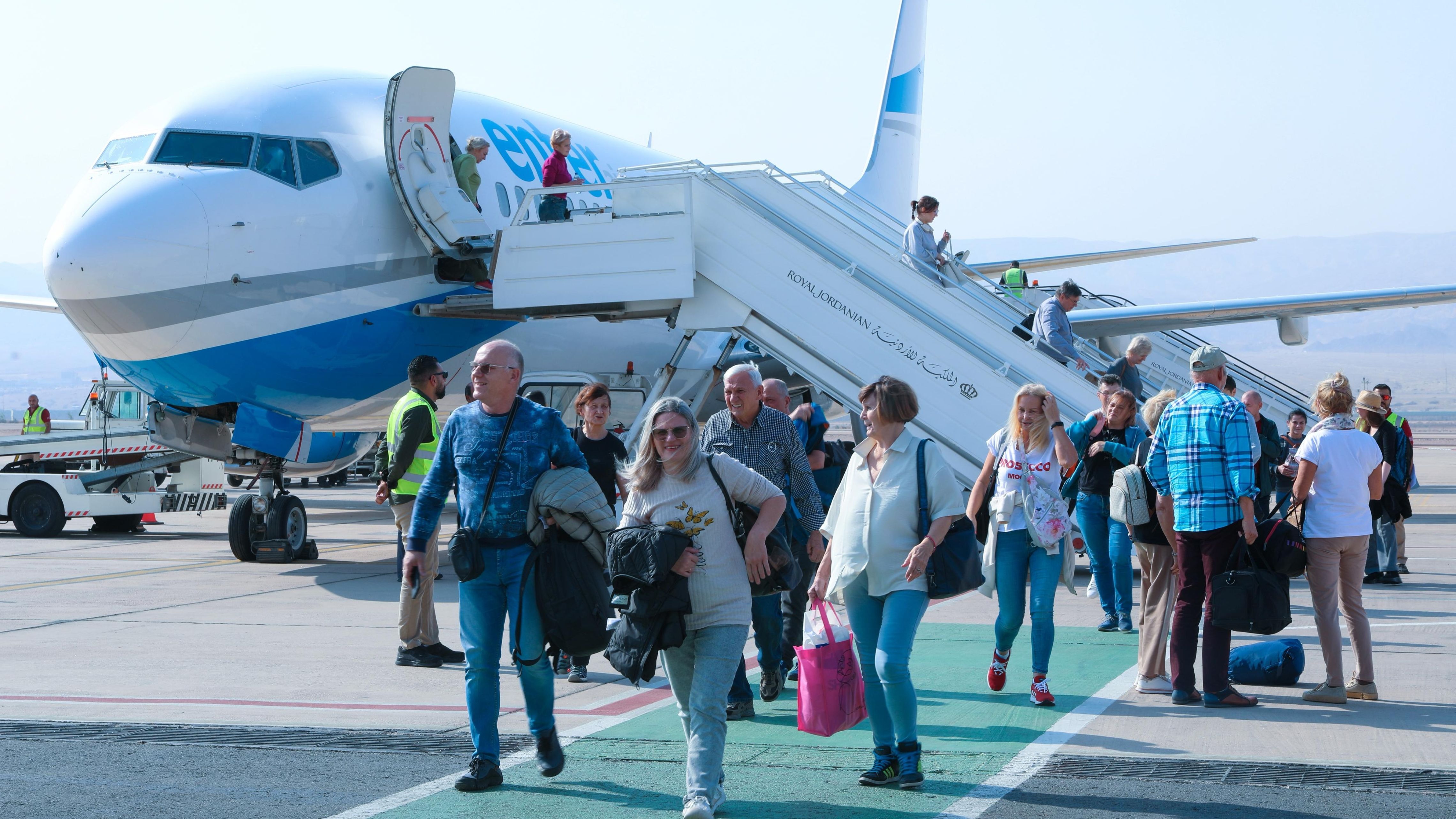 First charter flight from Poland in Aqaba
