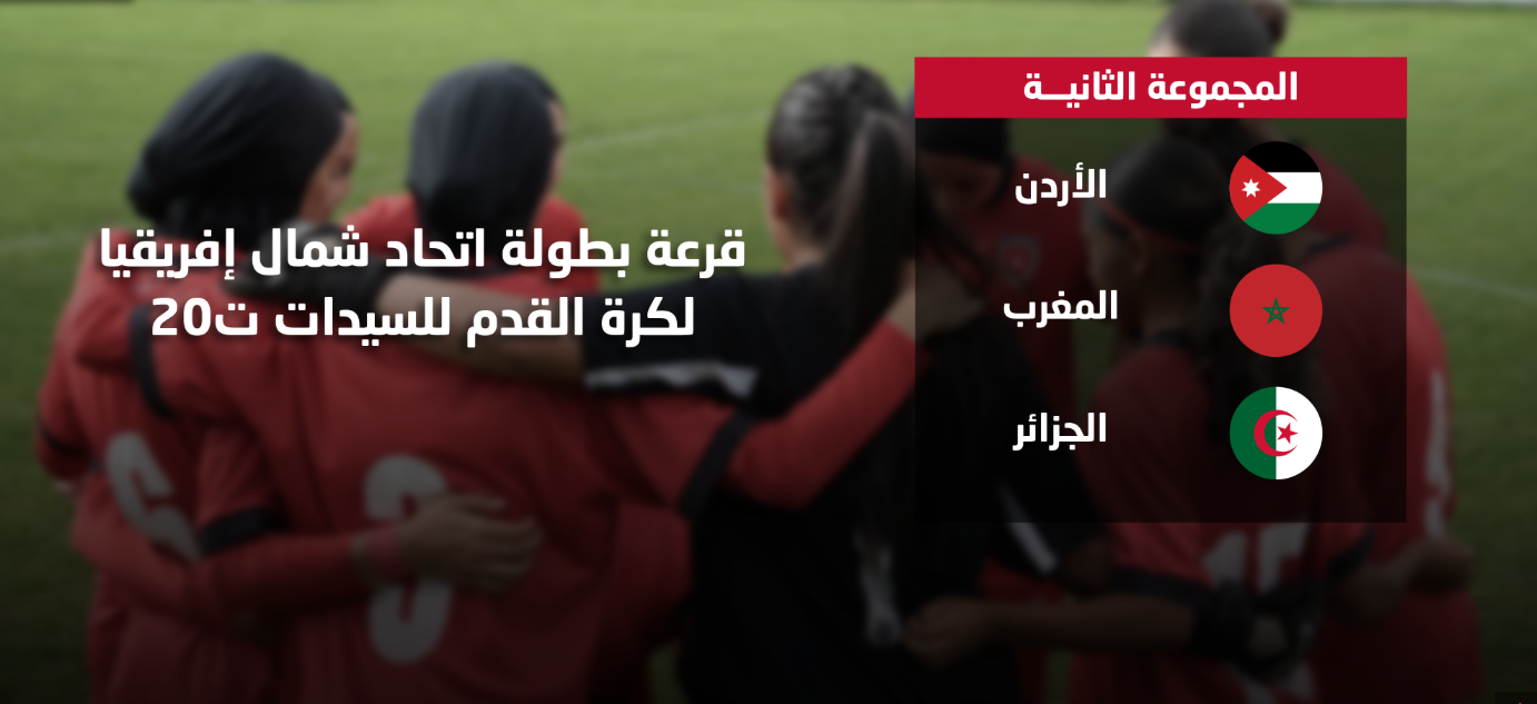سحب قرعة بطولة اتحاد شمال إفريقيا لكرة القدم للسيدات تحت سن 20
