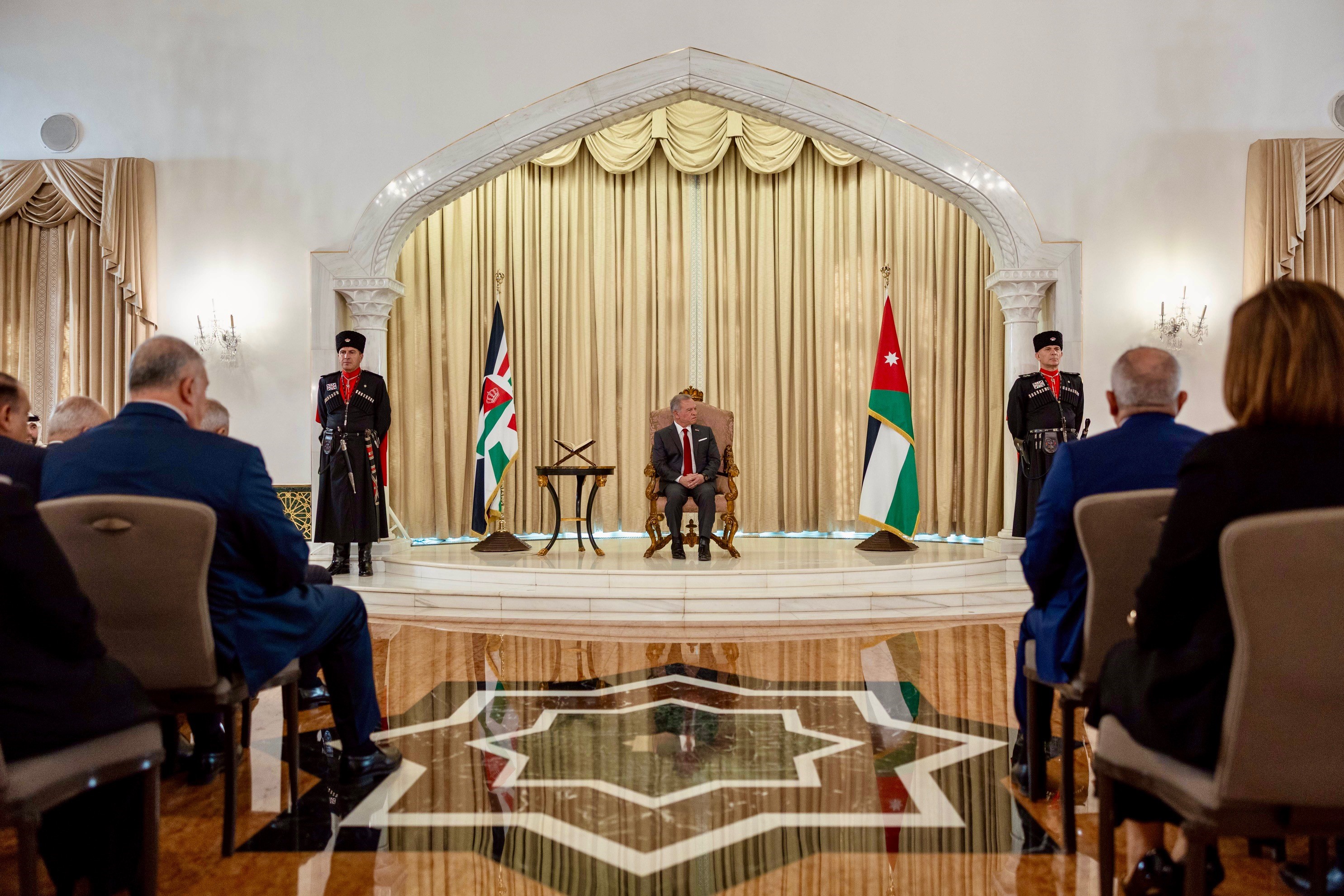 King listens to Parliament’s response to Speech from the Throne