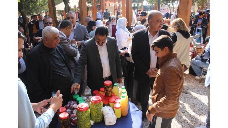 افتتاح فعاليات مهرجان الزيتون العجلوني