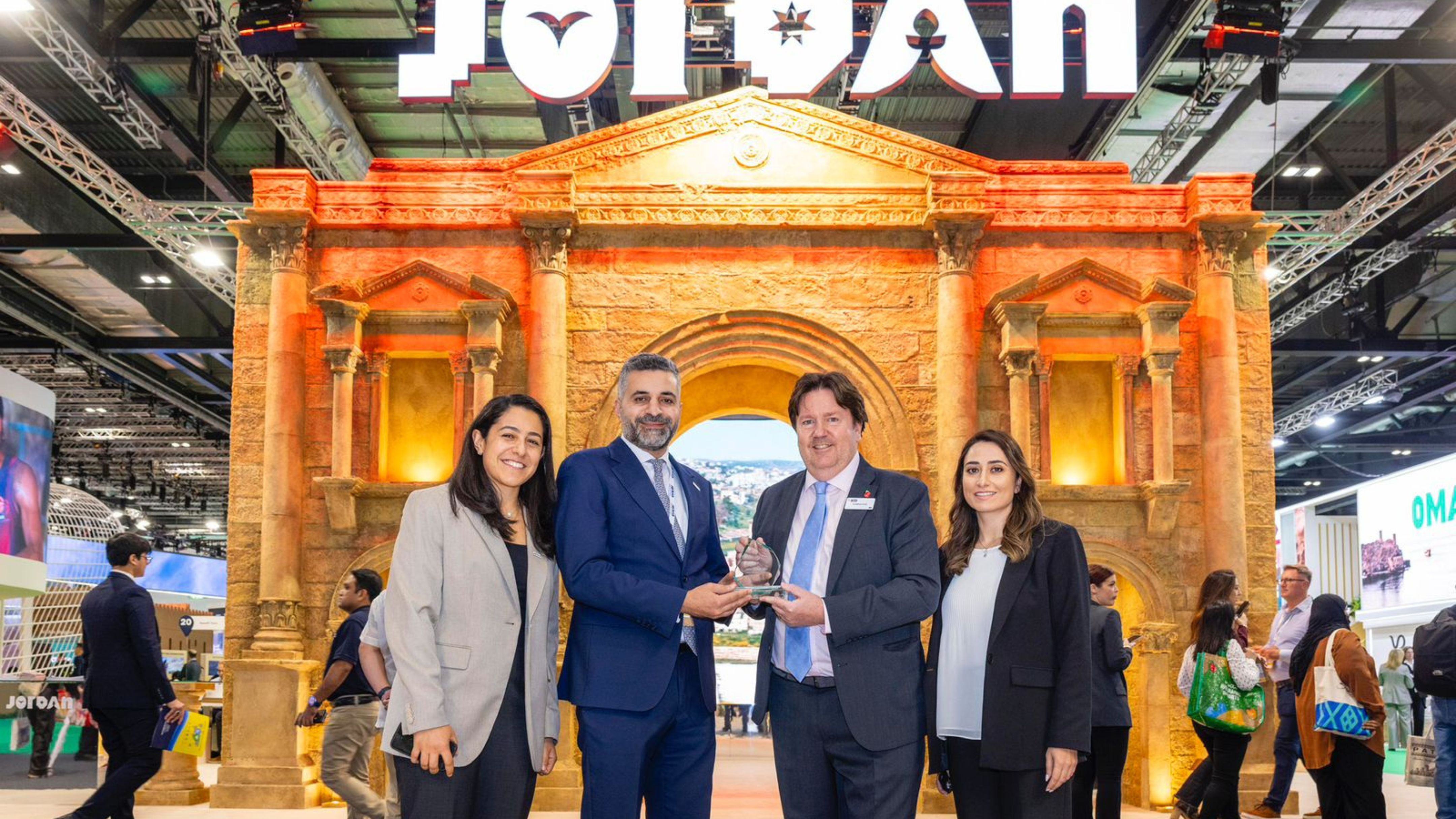 Jordanian Pavilion Wins &amp;quotBest Design in the Middle East" Award at World Travel Market 2025