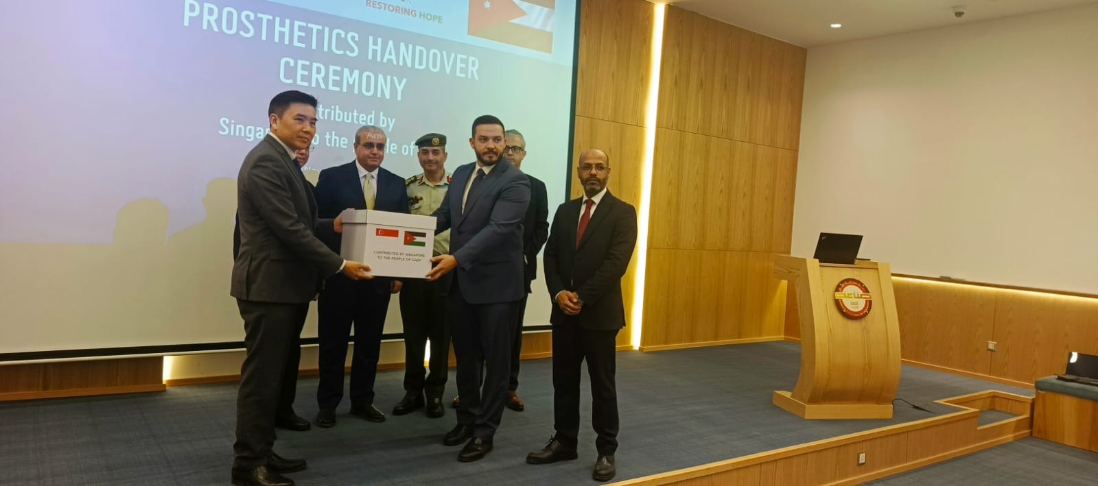Singapore delivers prosthetic limb donations to Restoring Hope Association for amputees in Gaza