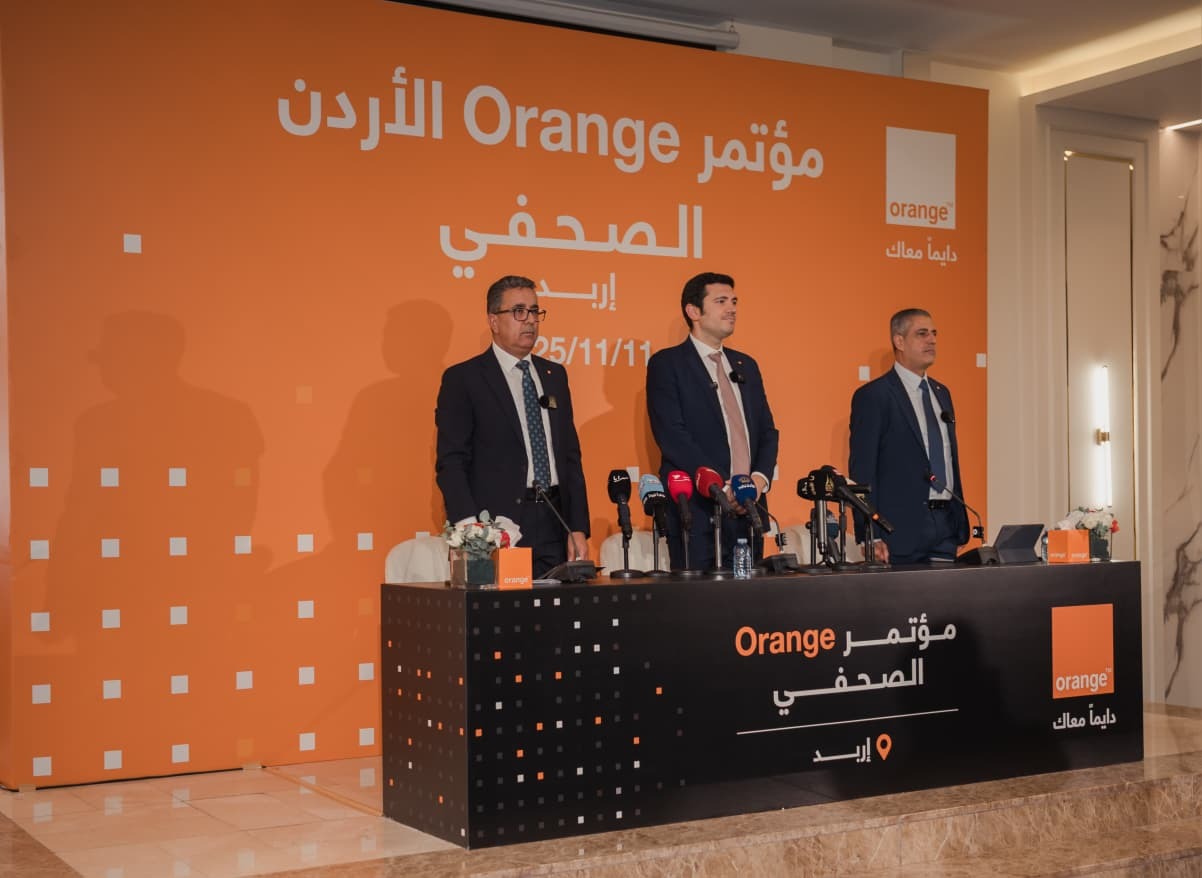 أورنج الأردن تعقد مؤتمرا صحافيا للإعلان المستجدات المتعلقة بالشبكة في إربد