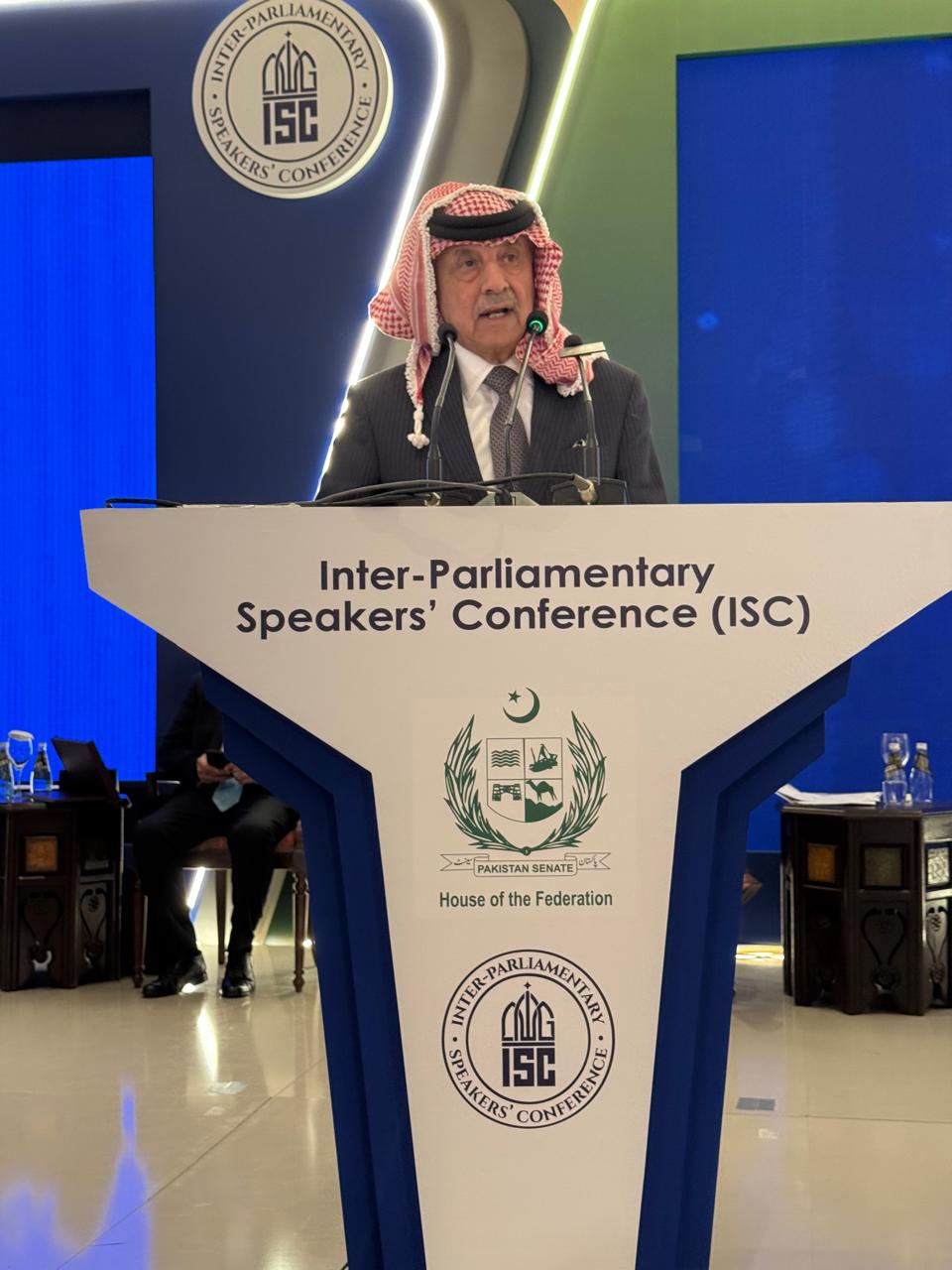 الأعيان يشارك بالمؤتمر الأول لرؤساء البرلمانات الدولي في باكستان