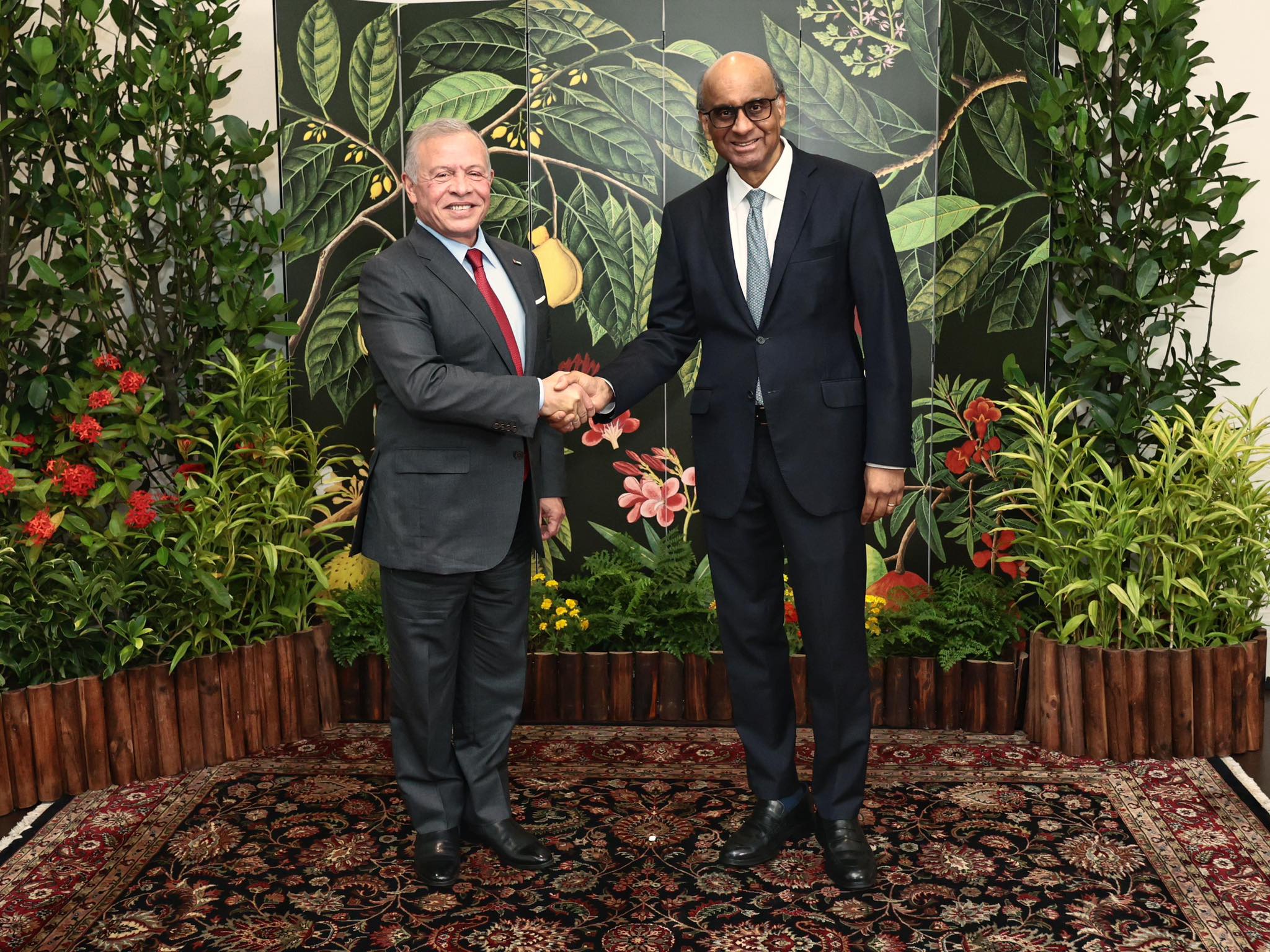 Singapore President Hails Deep Ties with Jordan, Praises Kingdom’s Leadership and Humanitarian Role