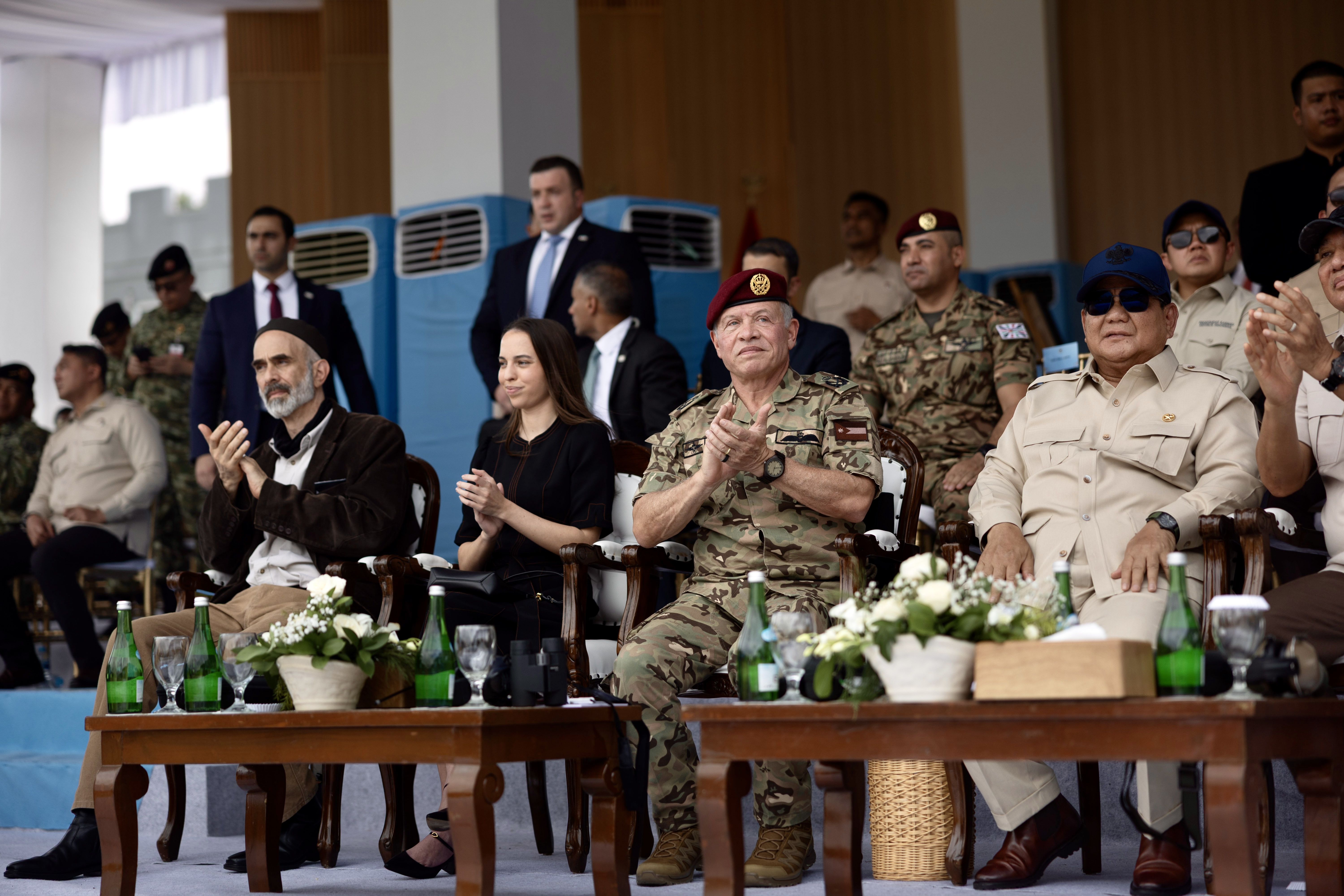 King, Indonesia president attend joint drone exercise in Jakarta