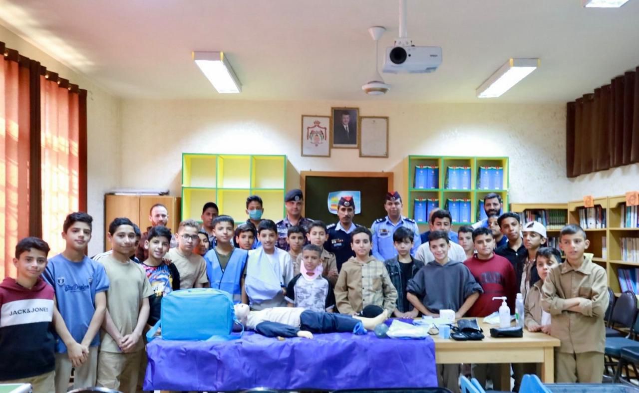 مديرية الأمن العام تطلق برنامج "المسعف الصغير"