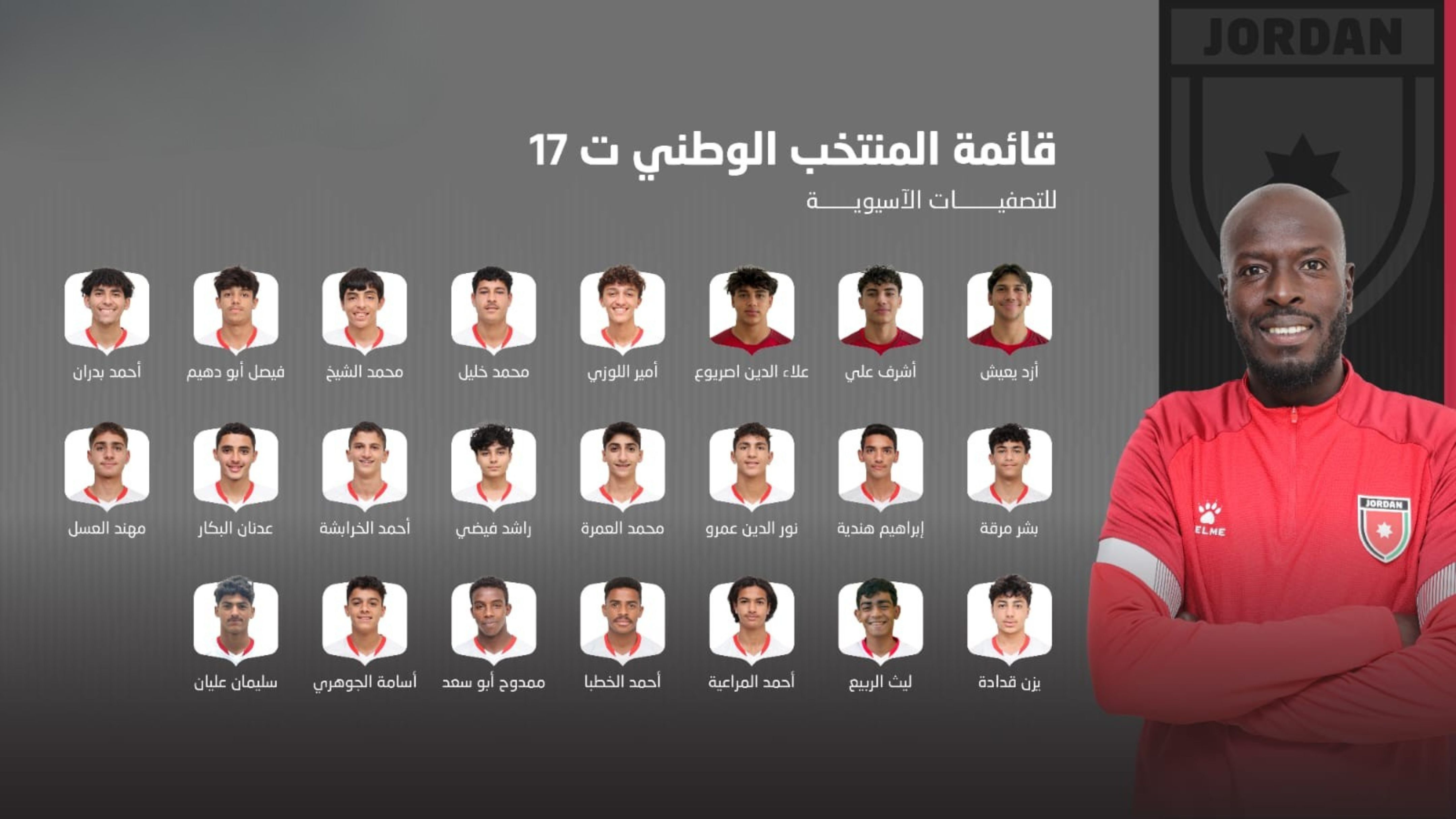 المنتخب الوطني لكرة القدم تحت سن 17 يختار تشكيلته للتصفيات الآسيوية