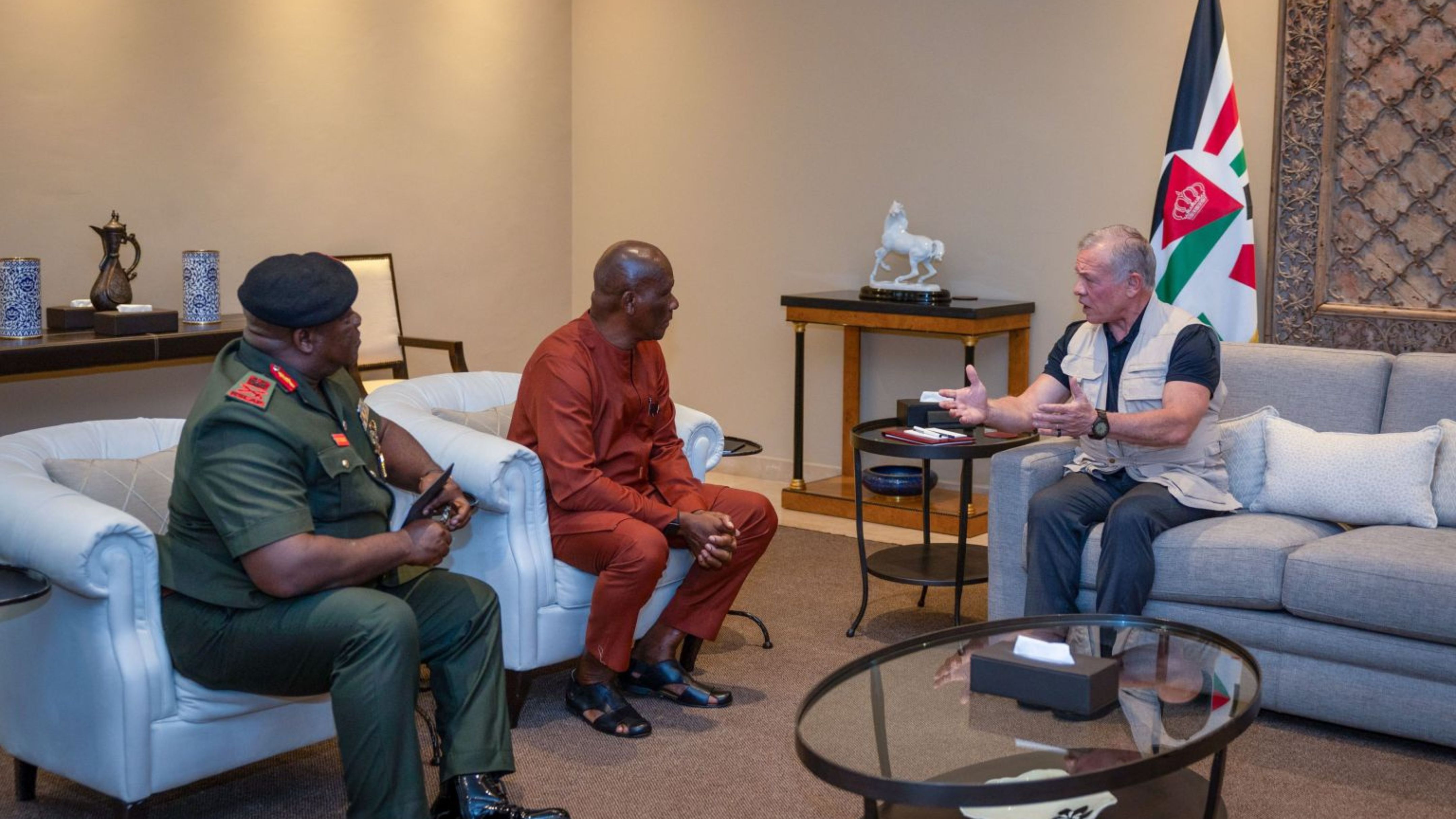 King receives Sierra Leone’s deputy minister of defence