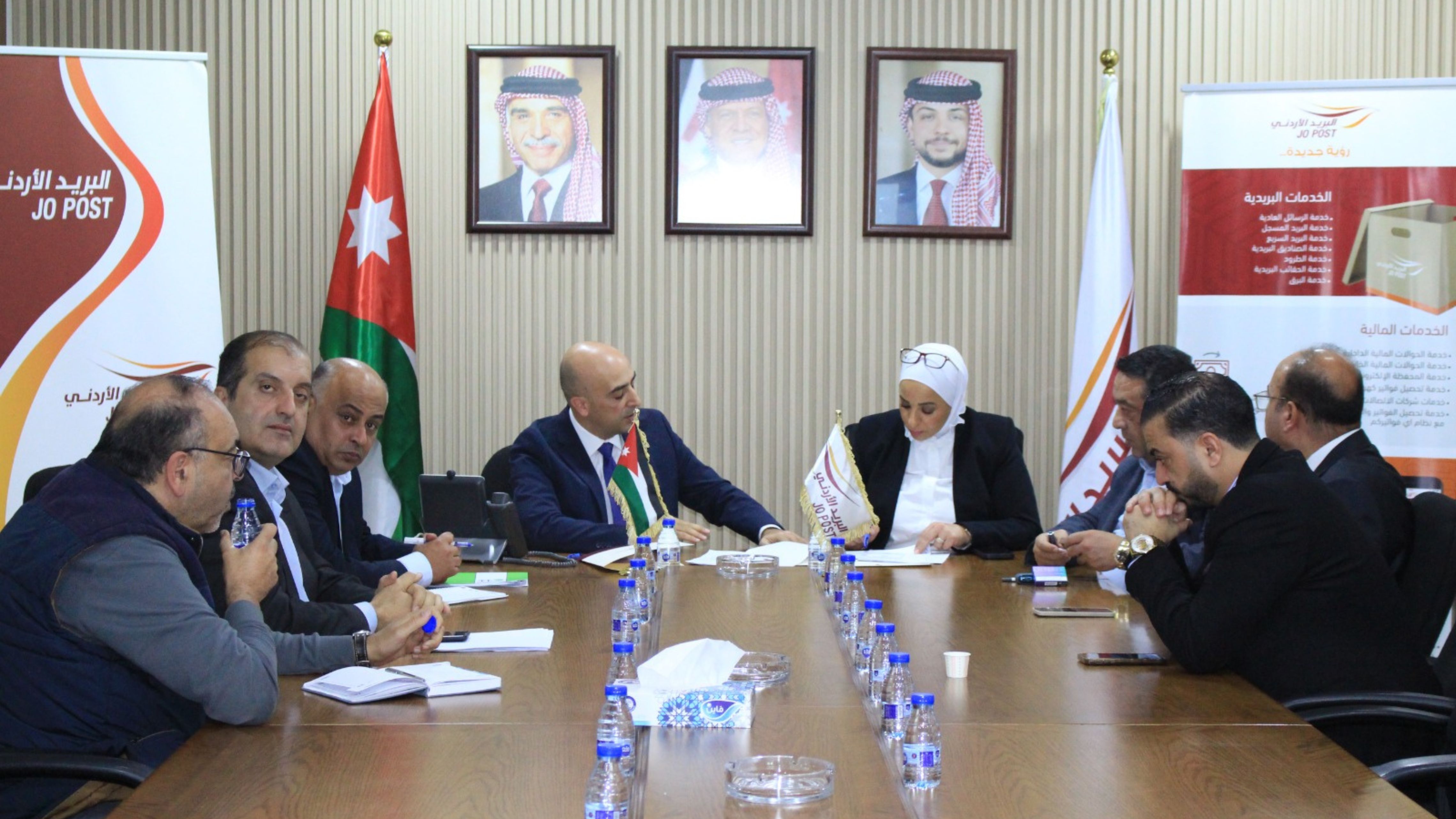 اتفاقية تعاون بين شركتي البريد الأردني وكنعان إنفستمنت