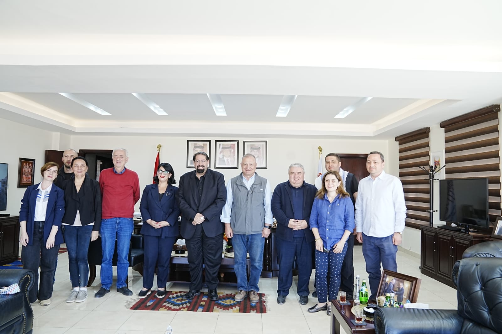 وفد جورجي يزور البترا للاطلاع على التجربة الأردنية في حماية المواقع التراثية وإدارتها