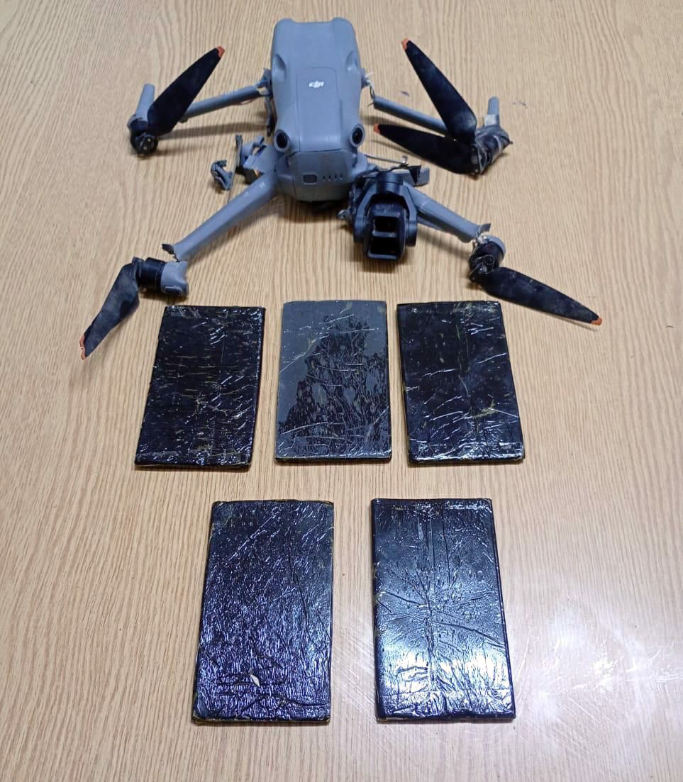 Army shoots down drone carrying drugs in south