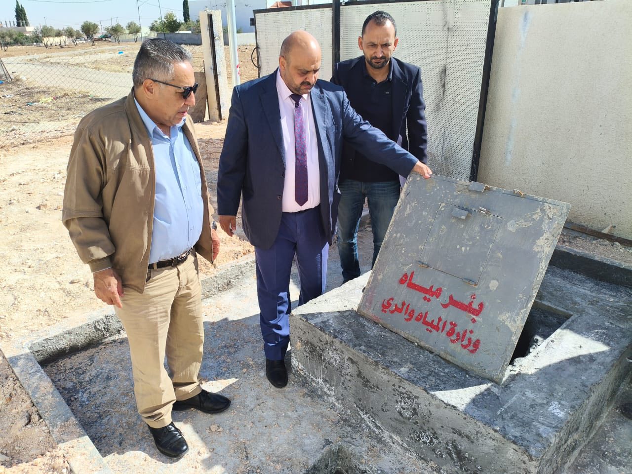 50% نسبة إنجاز مشروع آبار جمع مياه الأمطار في الكرك