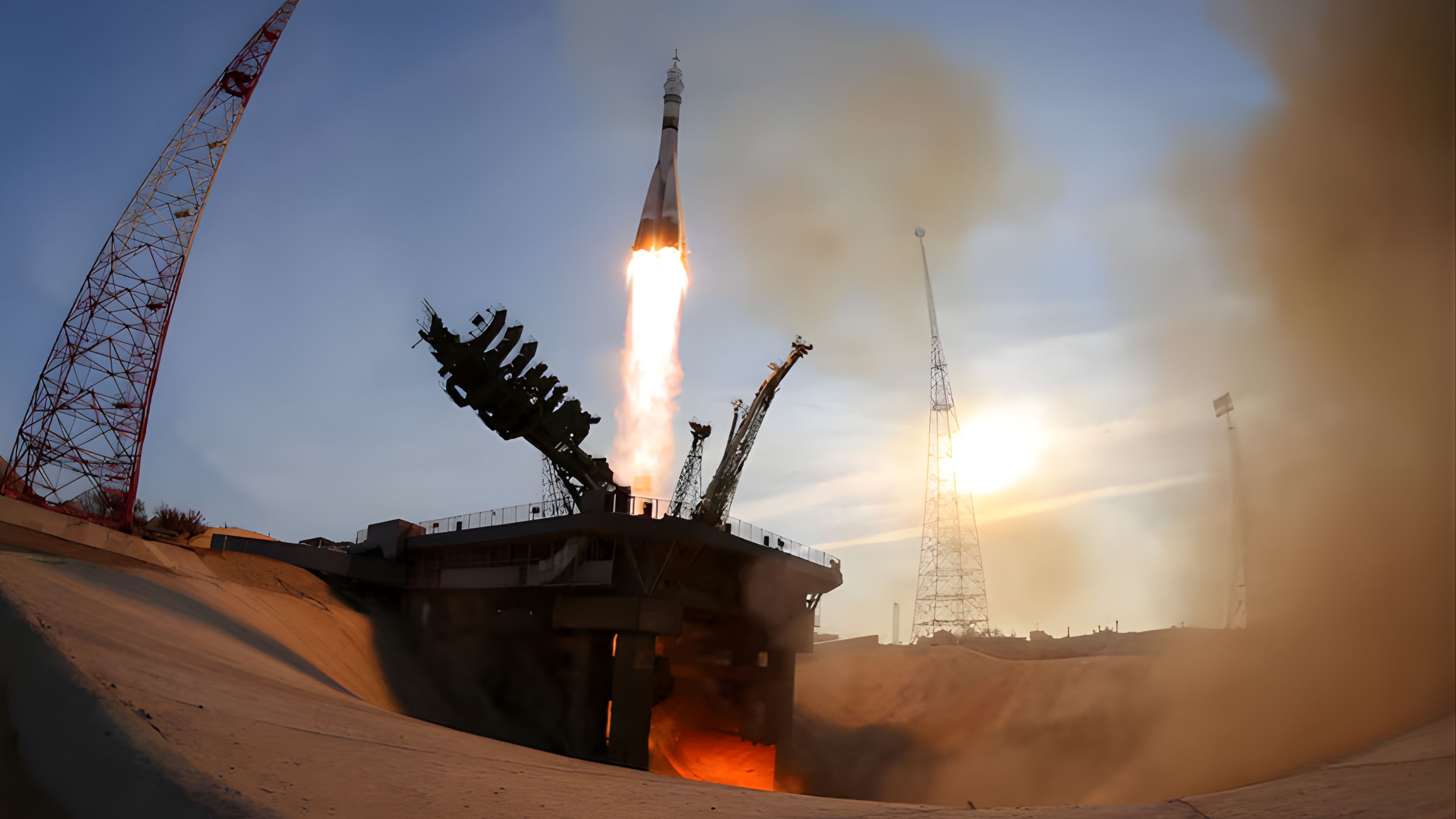 روسيا: إطلاق مركبة فضائية إلى المحطة الدولية